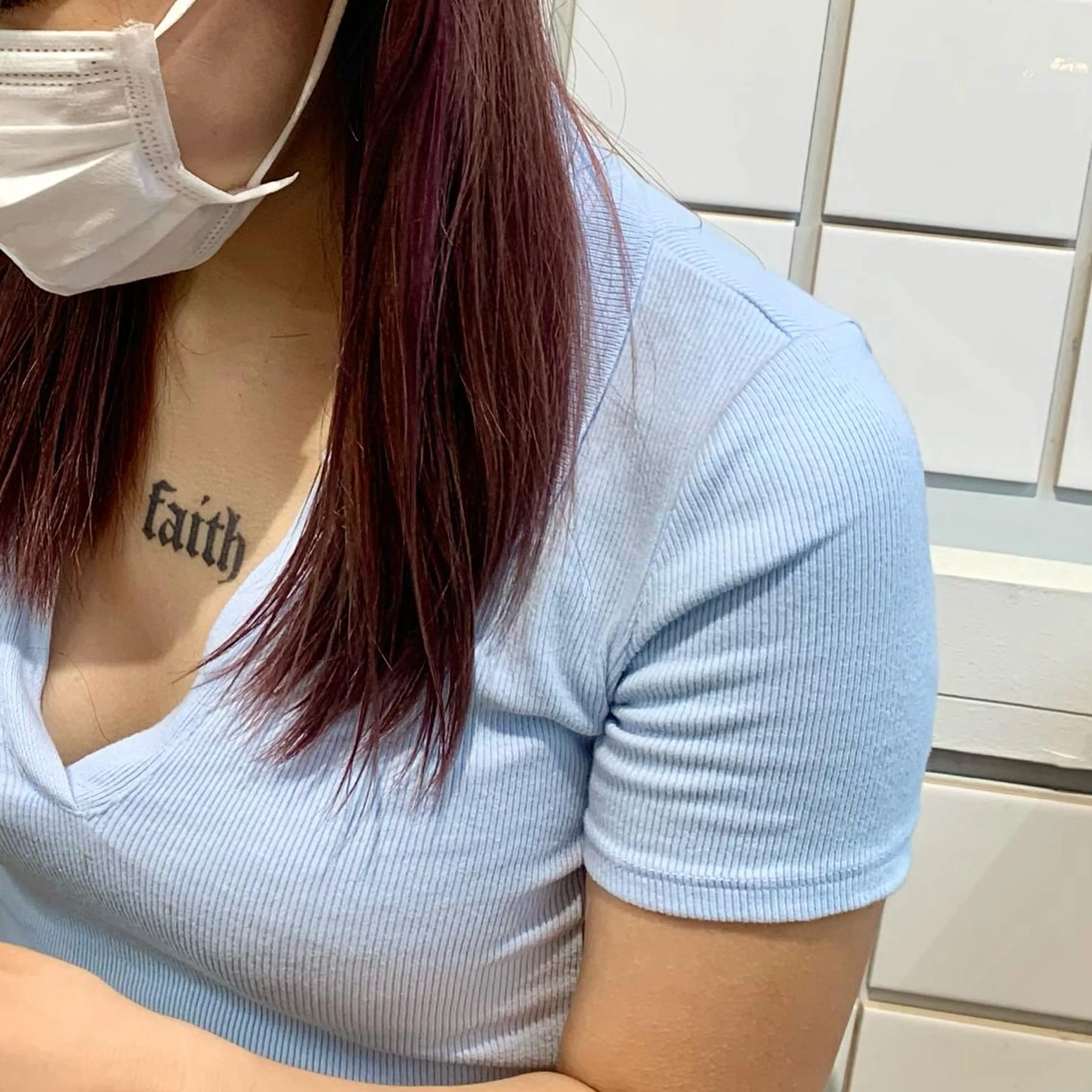 ミディアム カラー ヘアアレンジ 🎀オイダイラ モモカ🎀のヘアスタイル