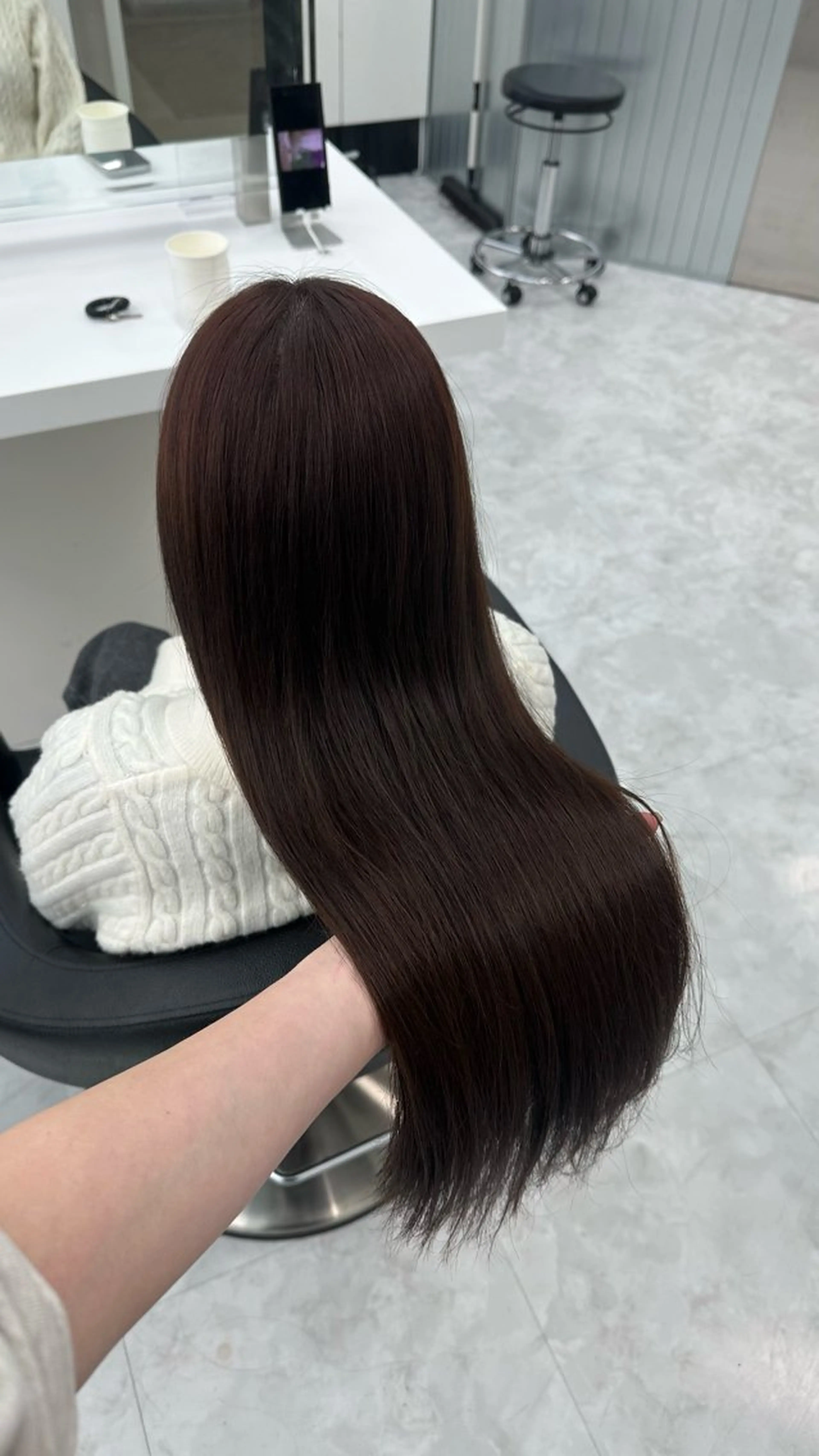 ロング カラー カット ヘアカラー トリートメント ヘッドスパ ヘアセット 似合わせstyle ❤︎misaki❤︎のヘアスタイル