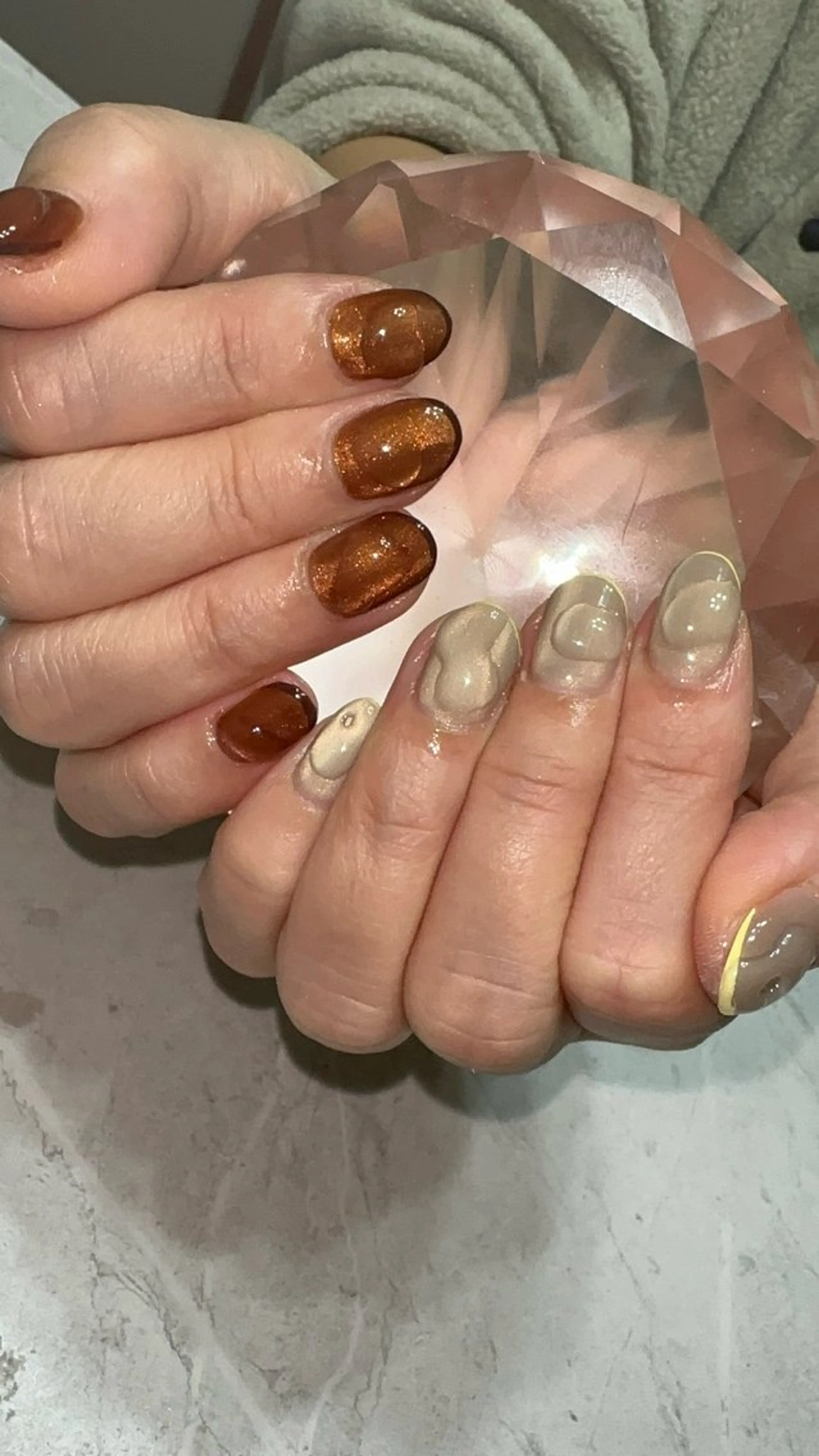 ネイル ニュアンスネイル ハンドネイル with nail.のネイルデザイン