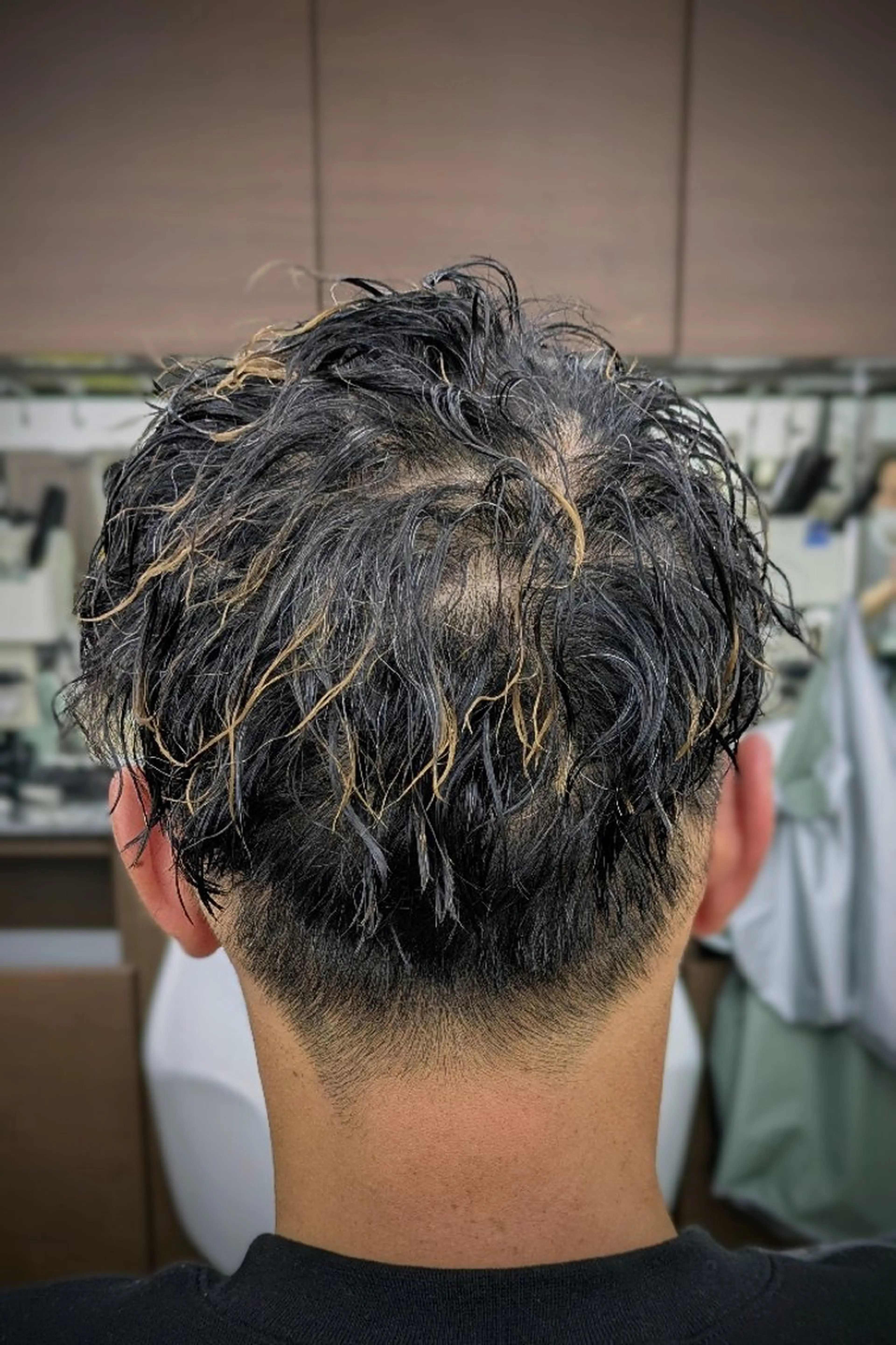 ショート パーマ 理容プラージュ燕三条 福井のヘアスタイル