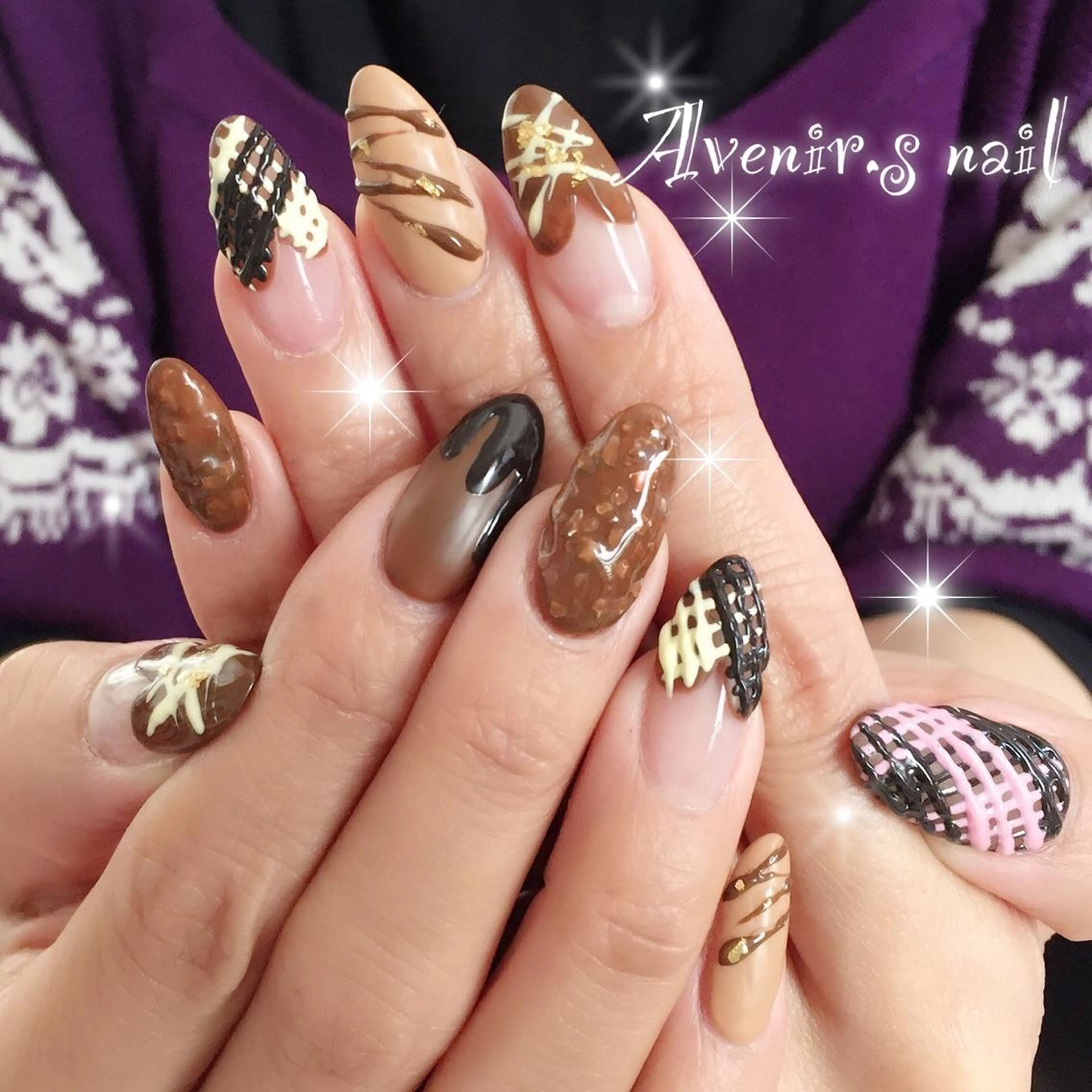 ネイル バレンタイン Home Salon Avenir.のネイルデザイン