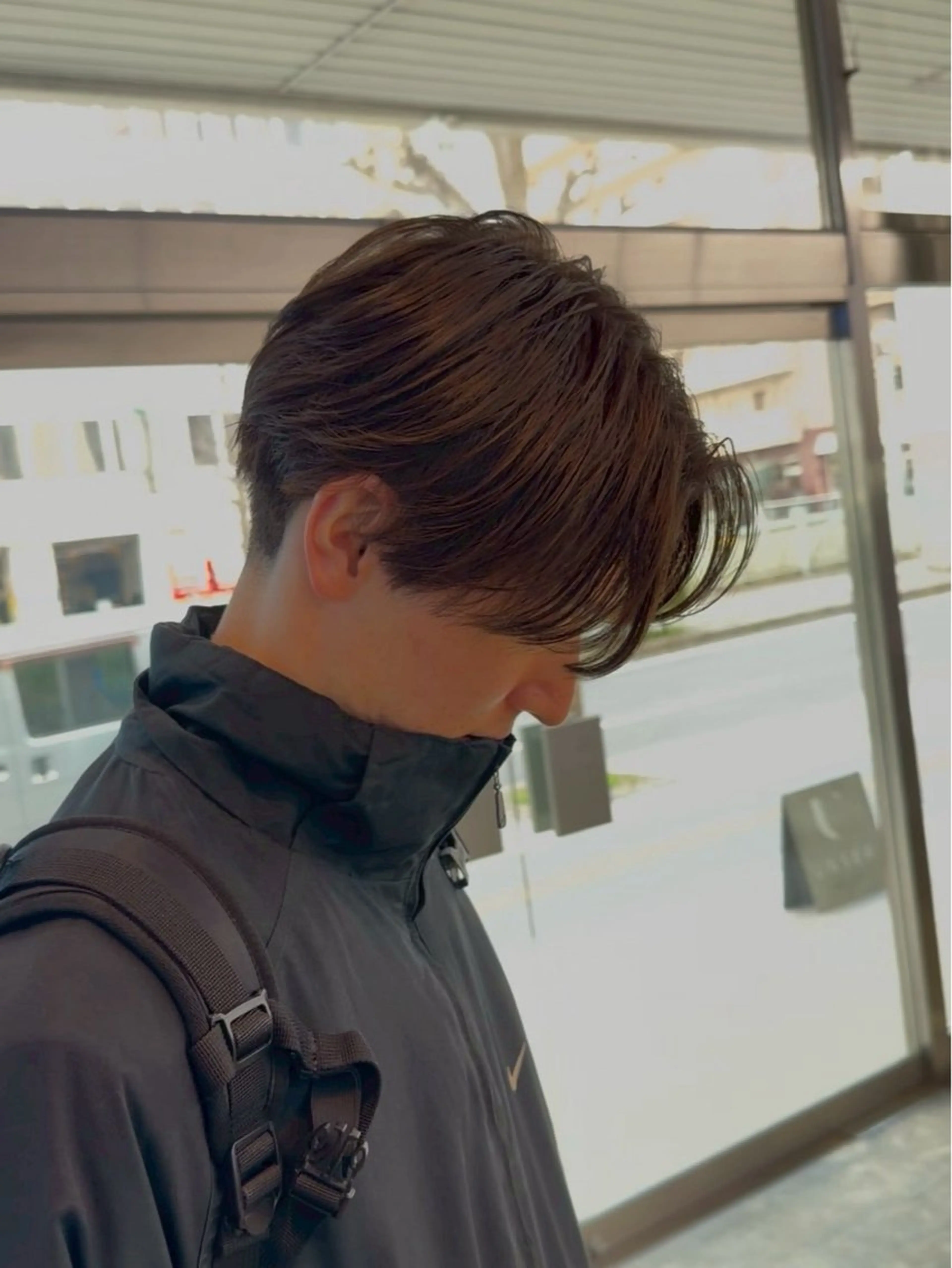 メンズ センターパート 小林 大和のヘアスタイル