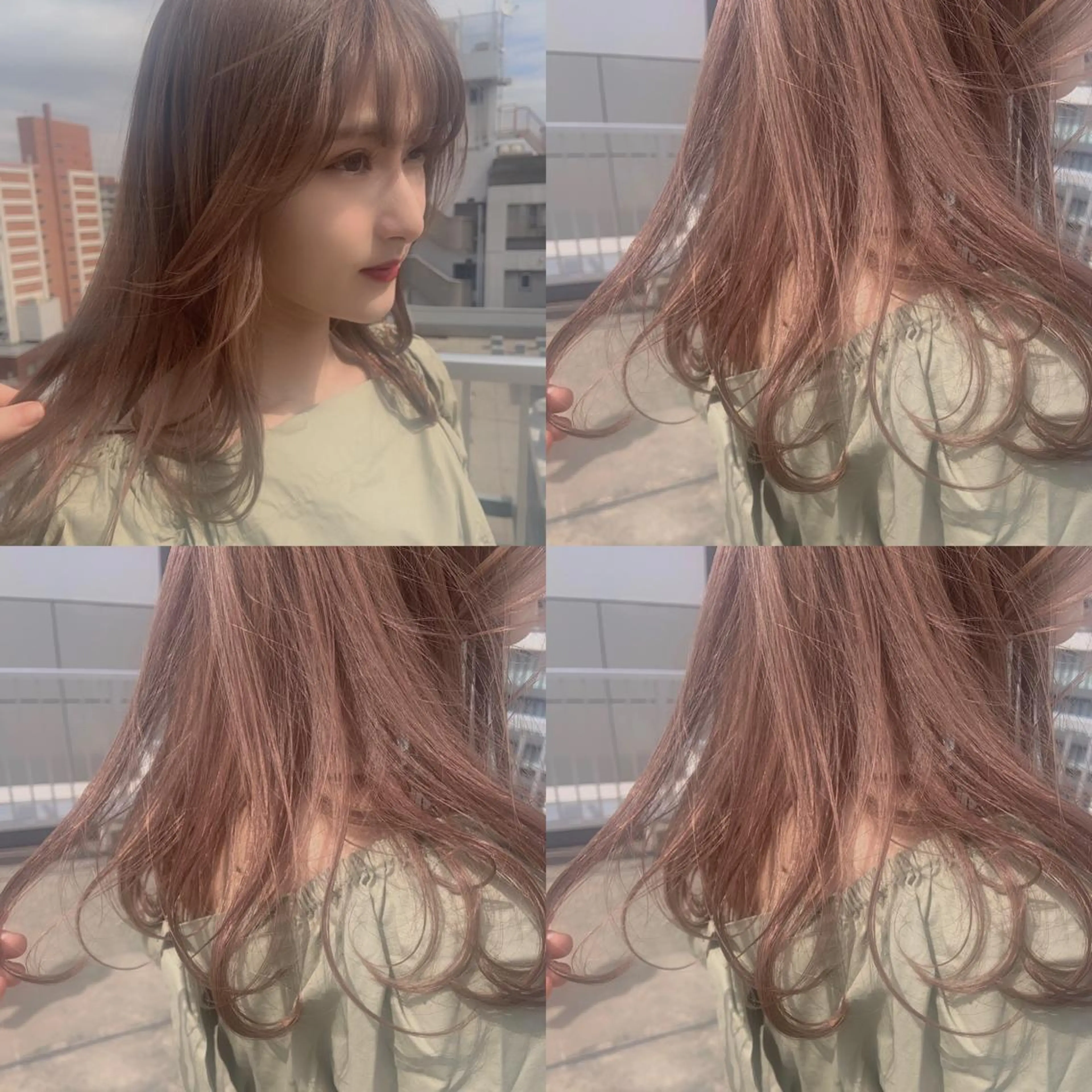 ミディアム カラー 🤍透明感/韓国風 🤍サクラギヒトミのヘアスタイル