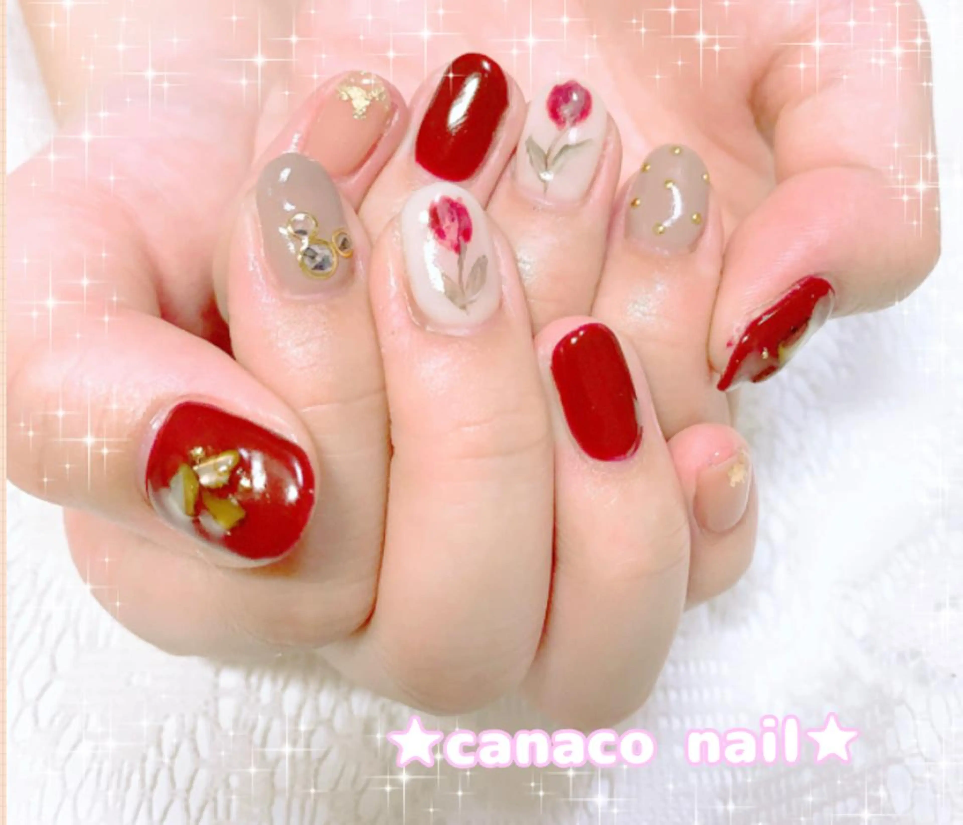 ネイル ハンドネイル ハンドケア ベテランネイル cnc  nailのネイルデザイン