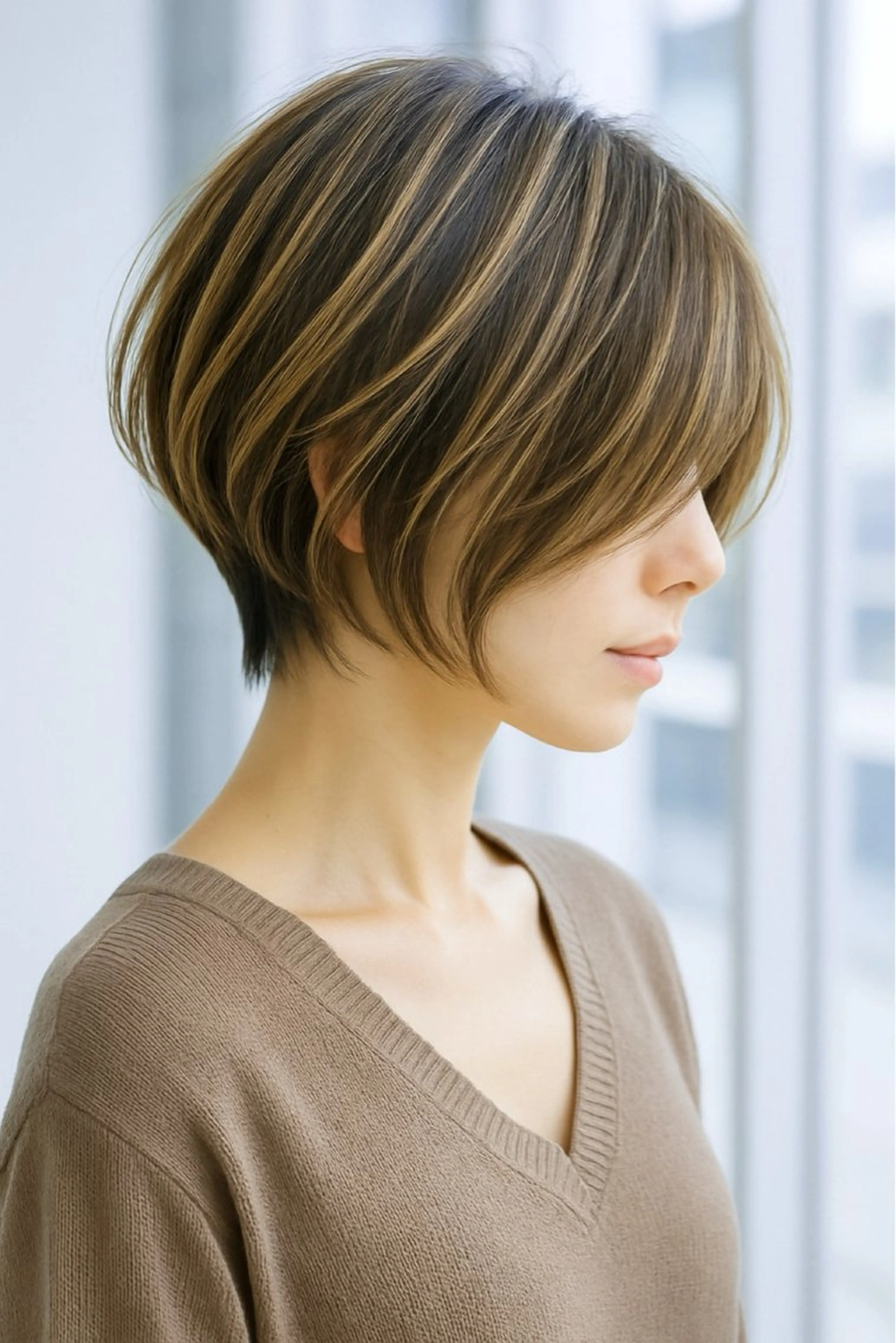 ショート 美才治   秀欣 (ビサイジ ヒデキ)のヘアスタイル