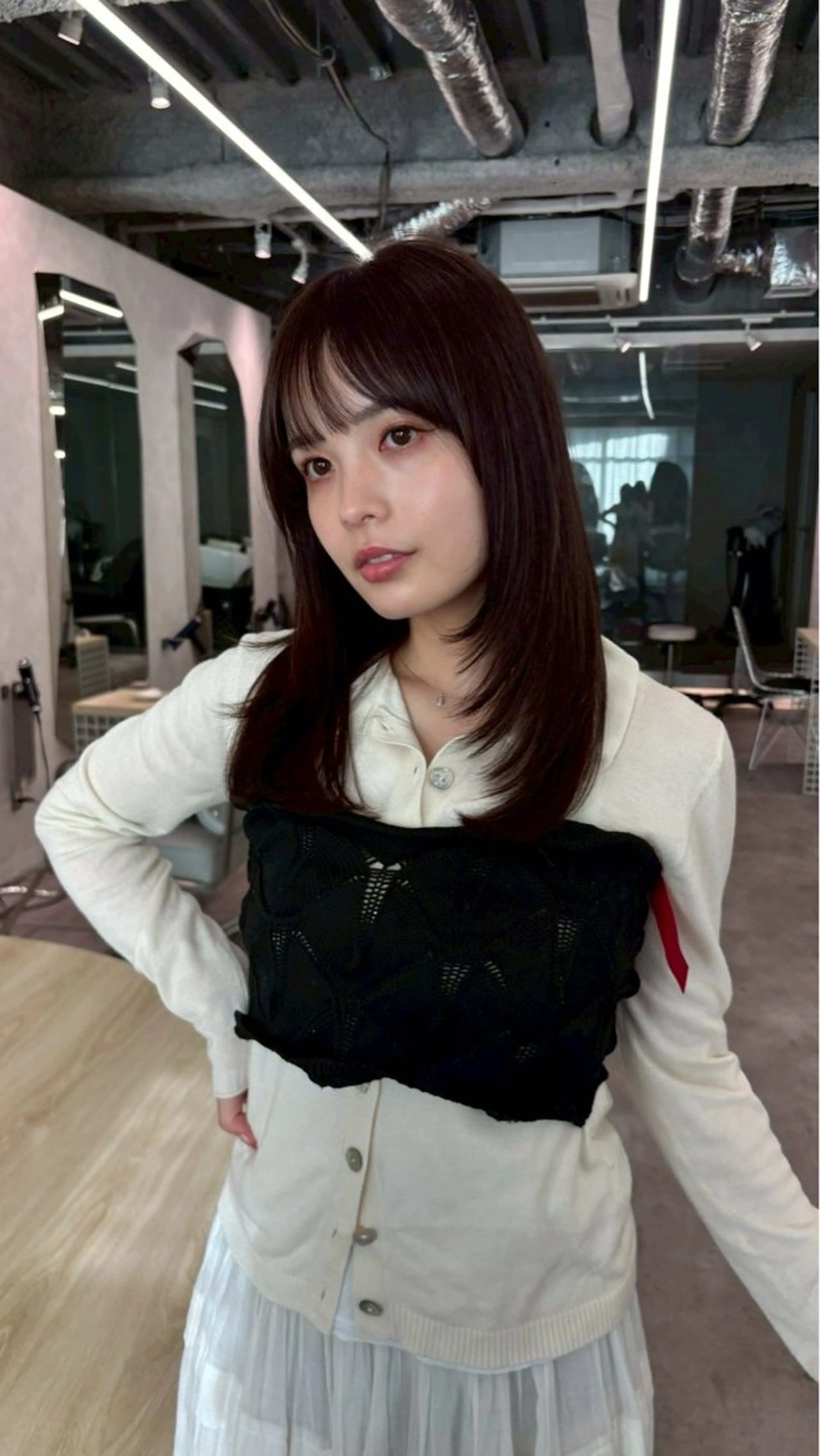 ロング ヘアカラー 🫧‪透明感カラー￤ 髪質改善_響🫧👑のヘアスタイル