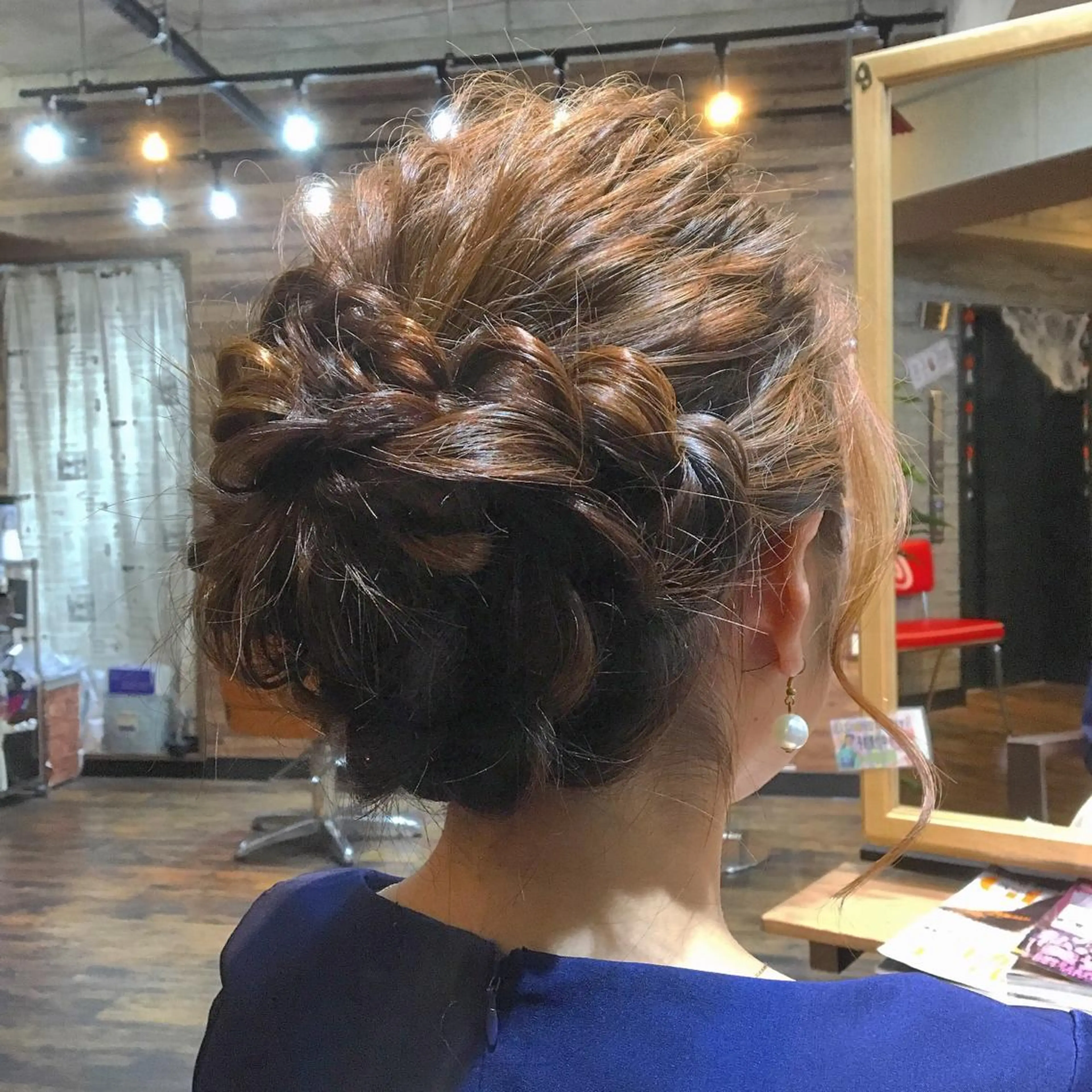 ヘアアレンジ 編みこみ 三つ編み 川名 充✂️のヘアスタイル