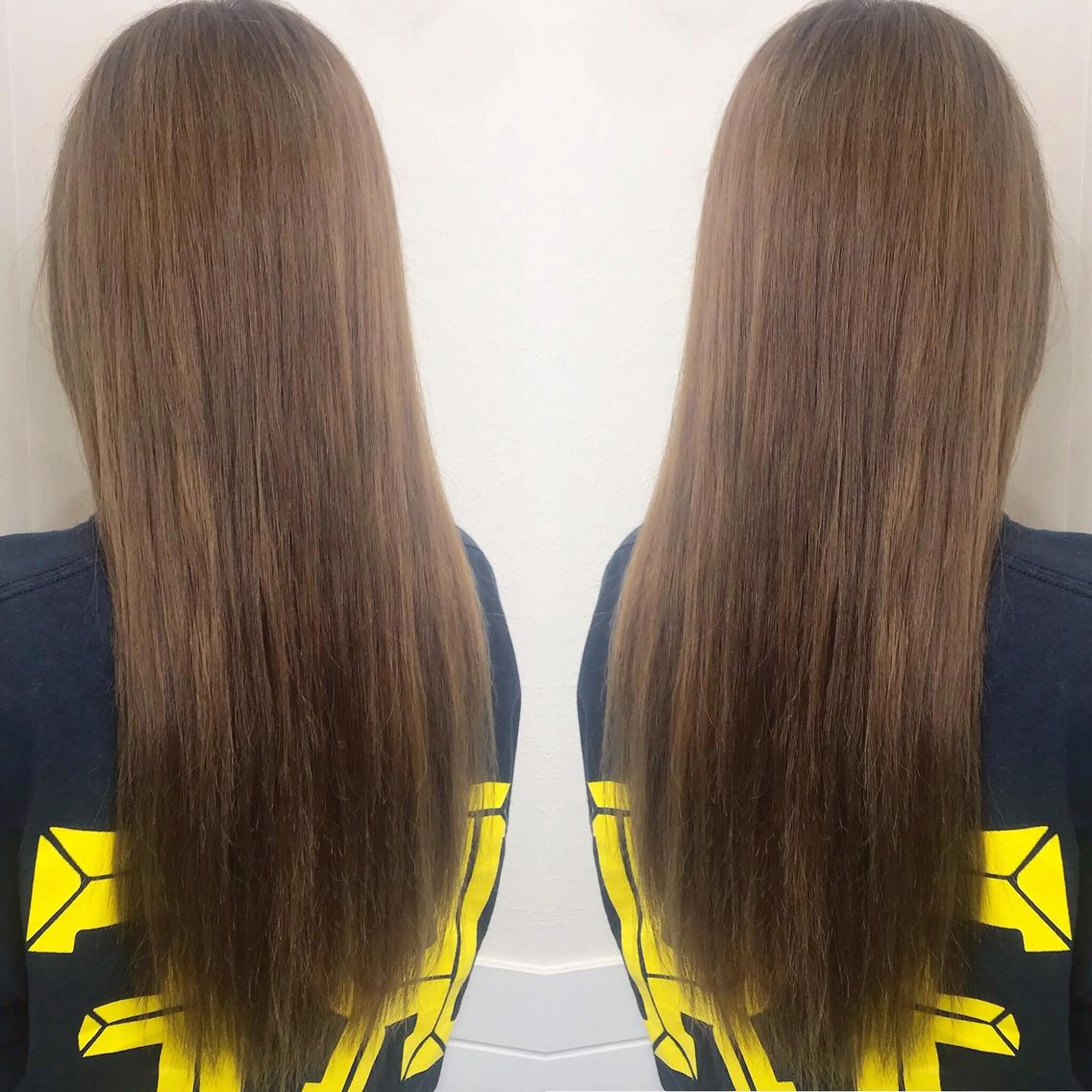 ロング カラー ベージュカラー ヘアカラー トリートメント 柴田 祐輔のヘアスタイル