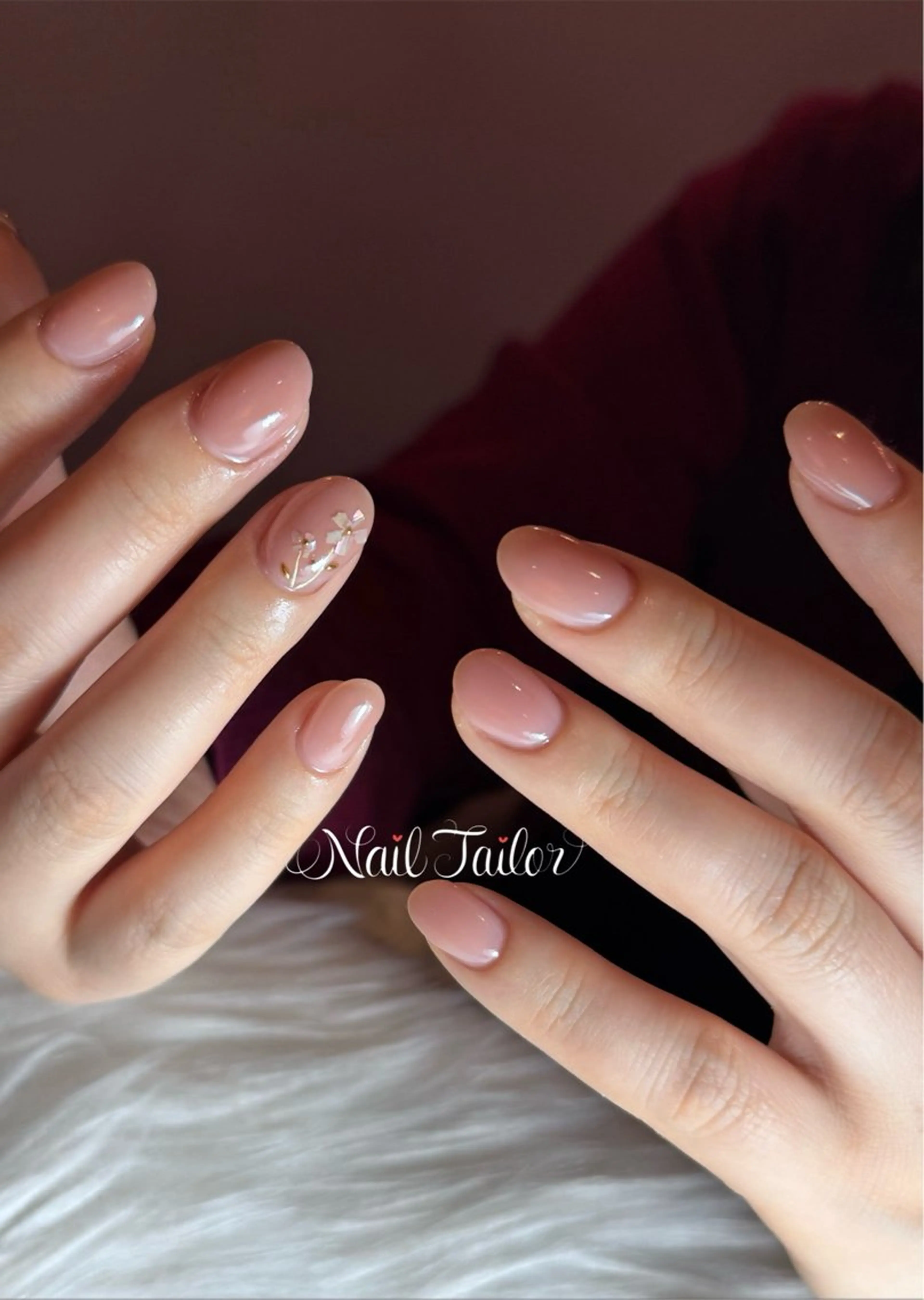 ネイル オフィスネイル ショートネイル ハンドネイル NailTailor ネイルテイラーのネイルデザイン