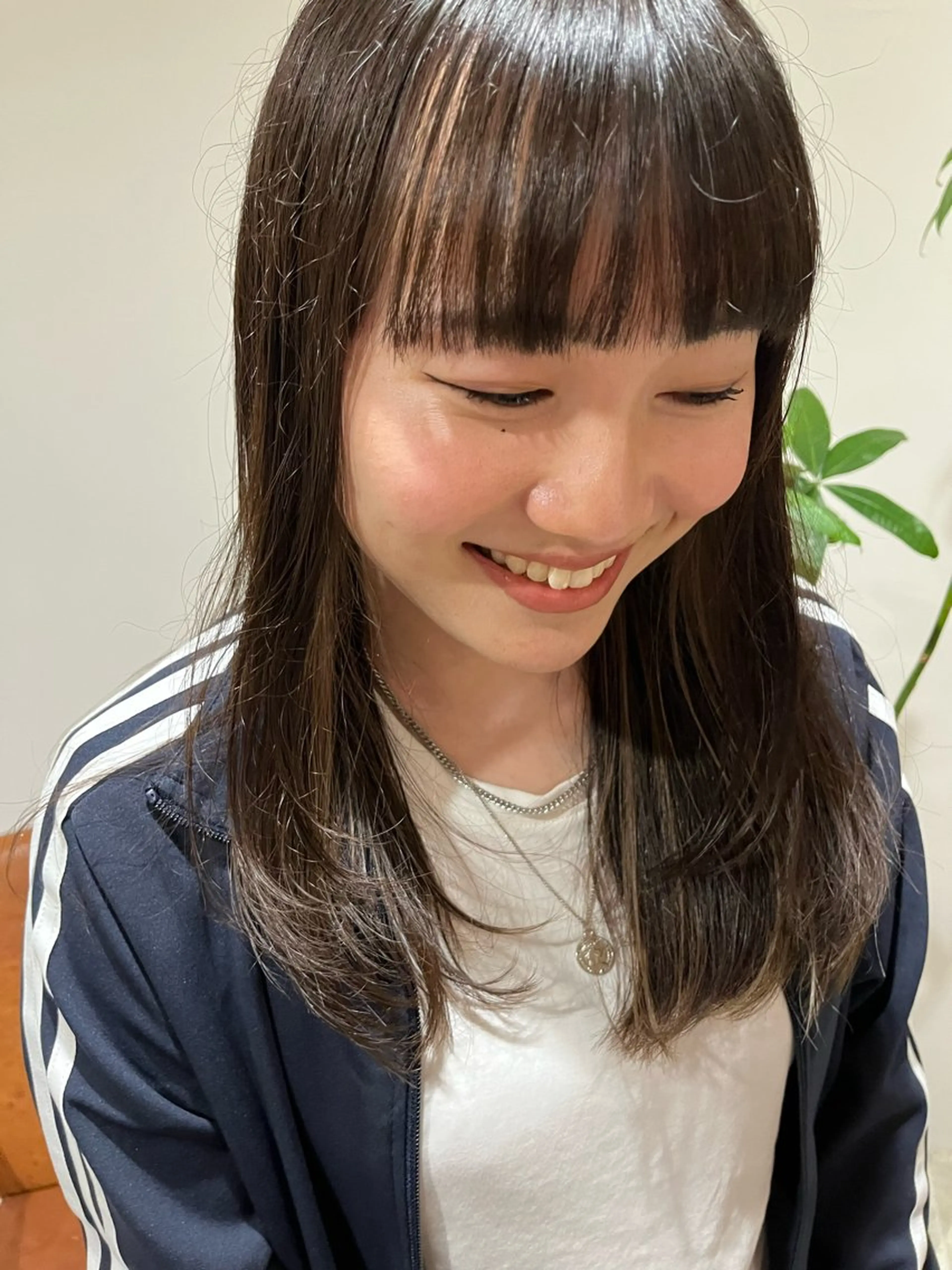 ミディアム レイヤーカット 梅田美容室/カット /Maoのヘアスタイル