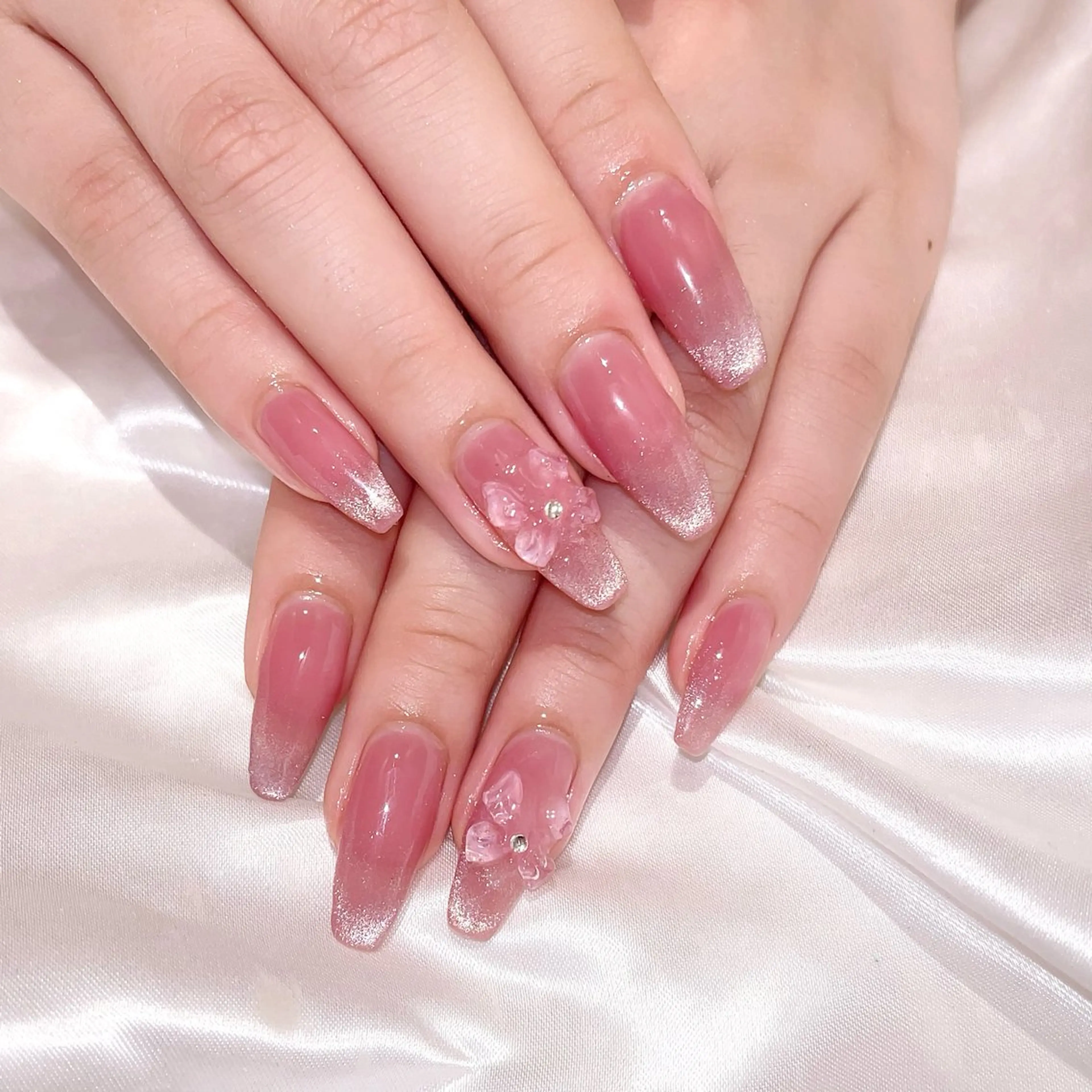 ネイル グラデーション マグネットネイル ハンドネイル aoi ♡のネイルデザイン