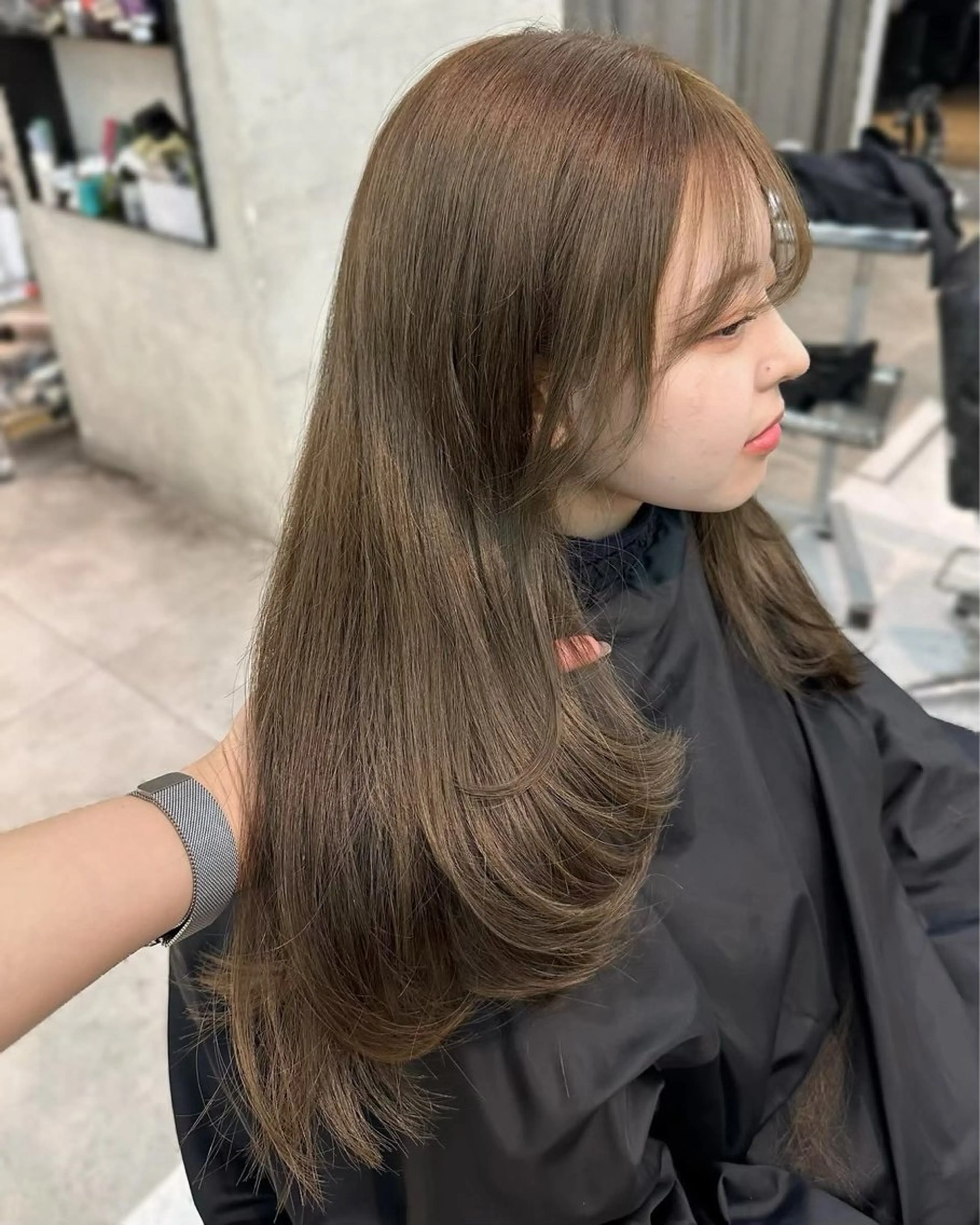 カラー ヘアカラー 透明感カラー🩷 cocoriのヘアスタイル