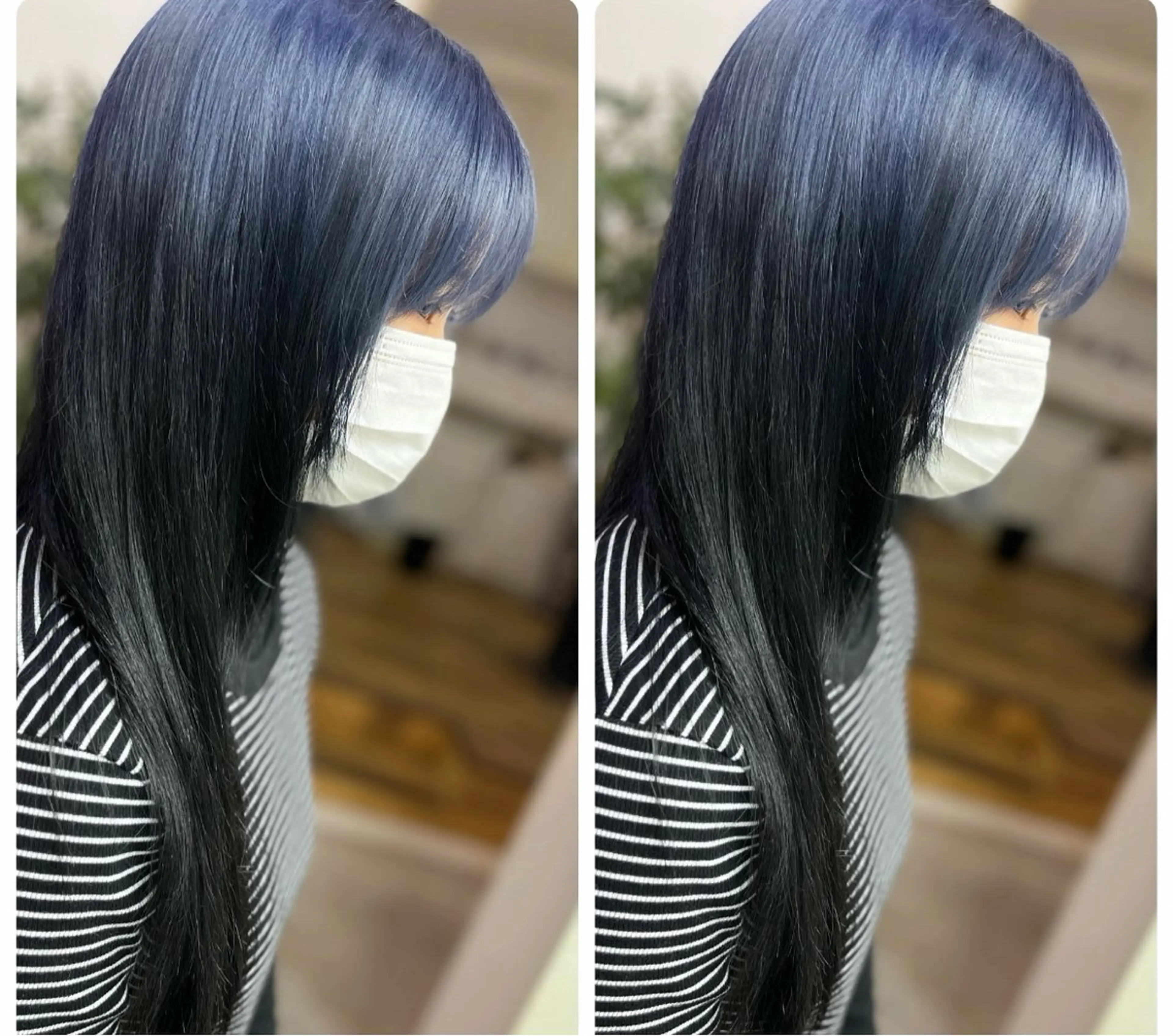 ロング ヘアカラー 飯星慧斗 /ブリーチ、縮毛矯正のヘアスタイル