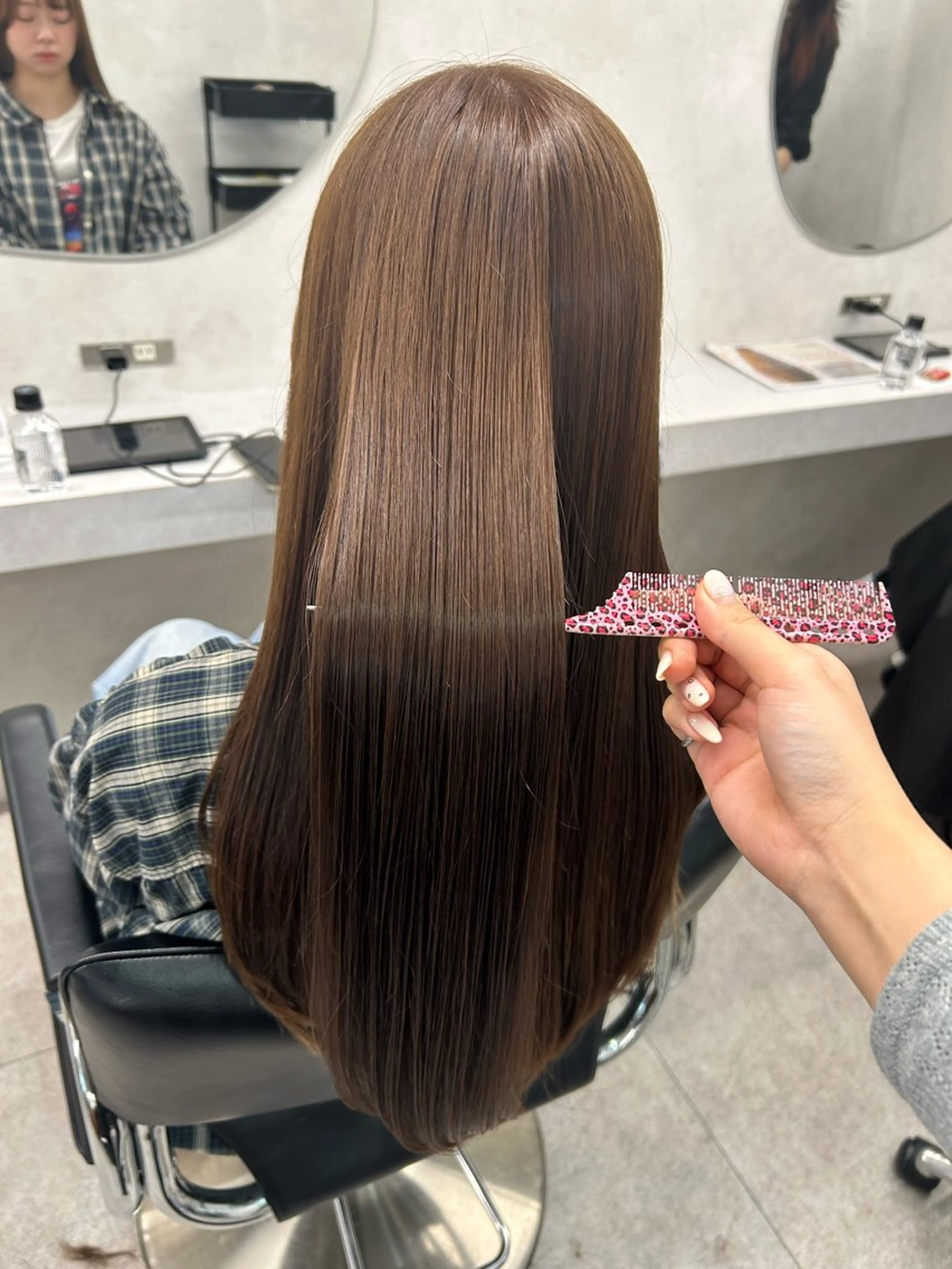 ロング ヘアカラー 🎀HARU ボブ/ヘアセット🫧のヘアスタイル