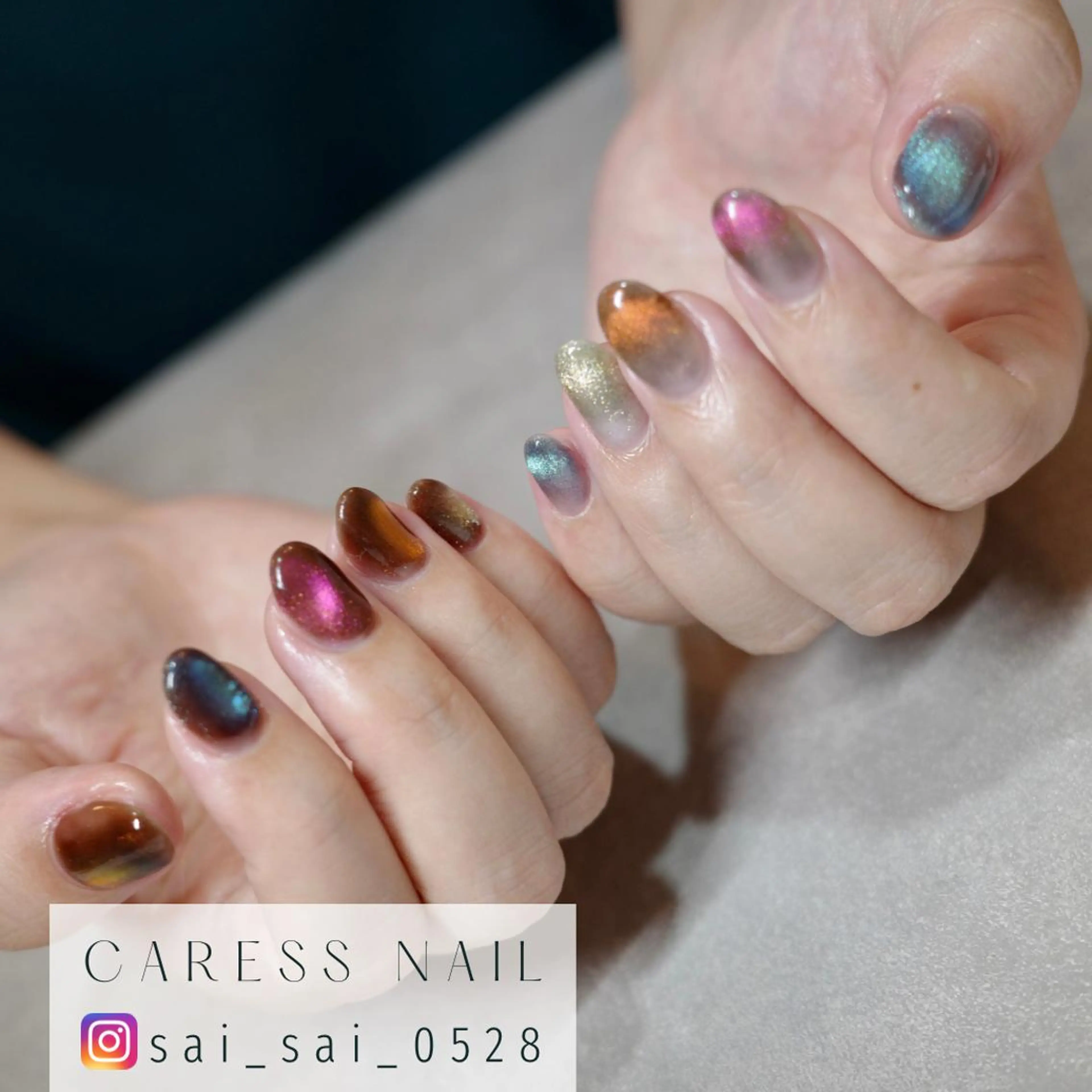 ネイル caress  nail カレスネイル　代々木上原所属・カレスネイル さいのネイルデザイン