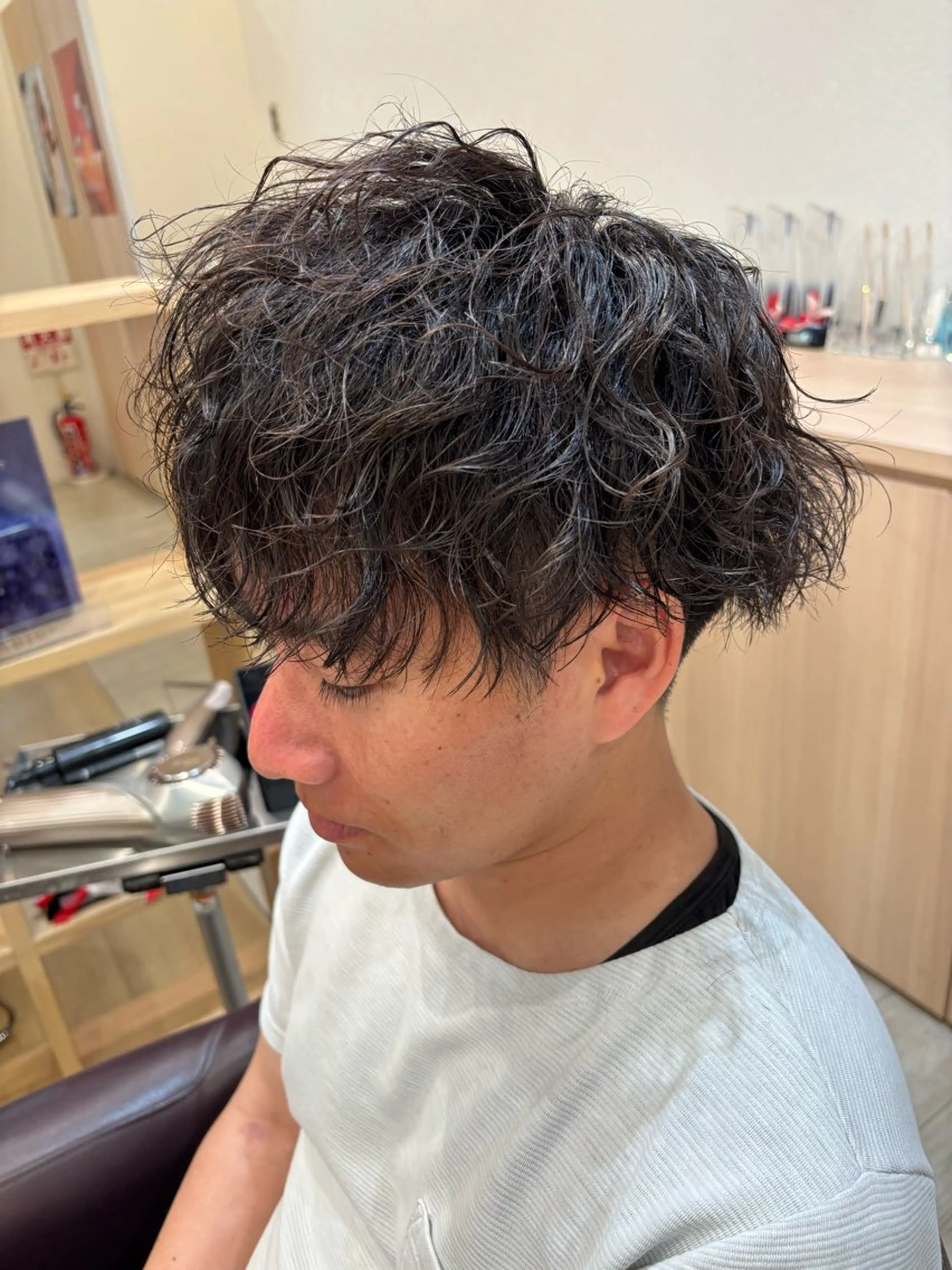 パーマ メンズ カット パーマ メンズ特化パーマ職人 黒川真伍のヘアスタイル