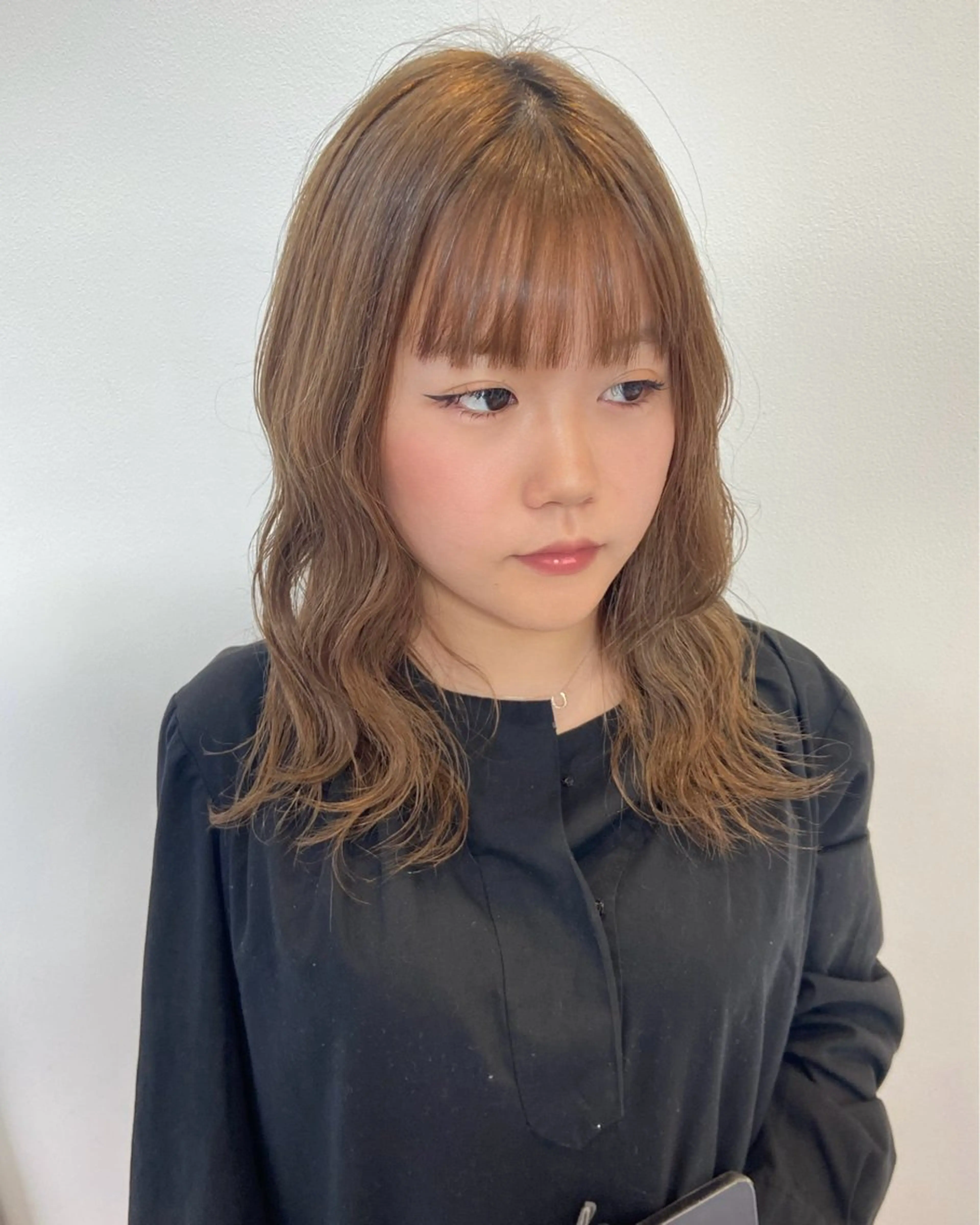 ミディアム カット ヘアカラー トリートメント 名駅/ハイトーン /Y2k/YUNAのヘアスタイル