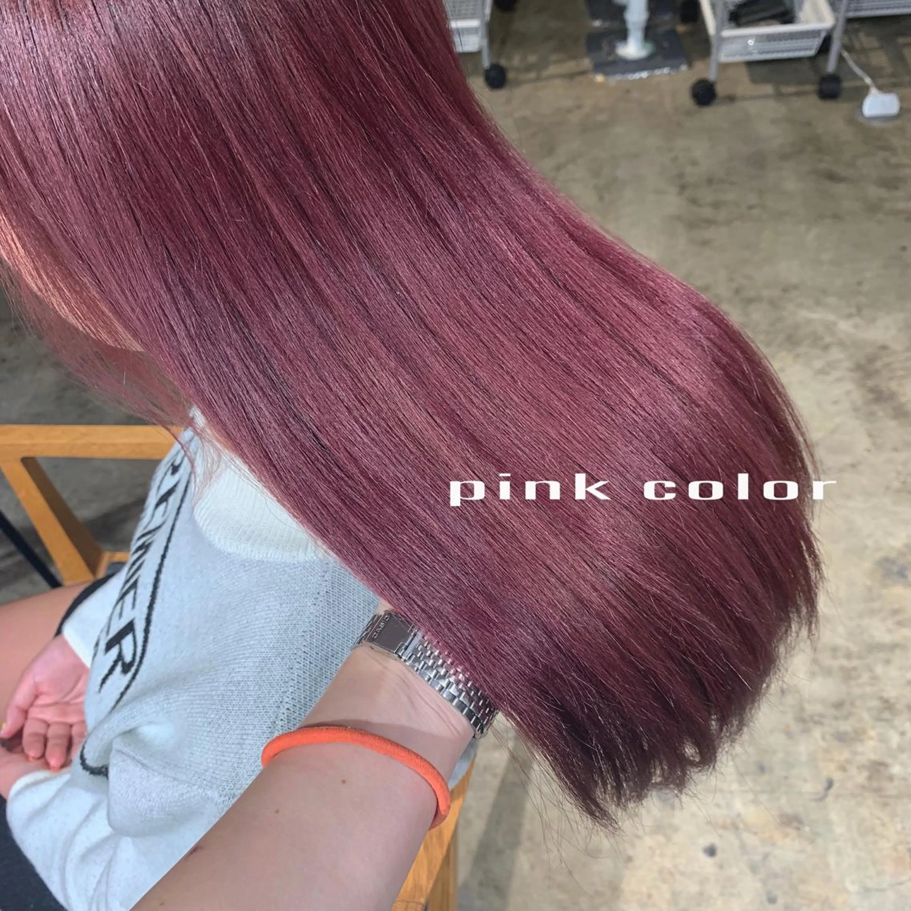 ロング ヘアカラー トリートメント etore 矢場町 南沙希のヘアスタイル