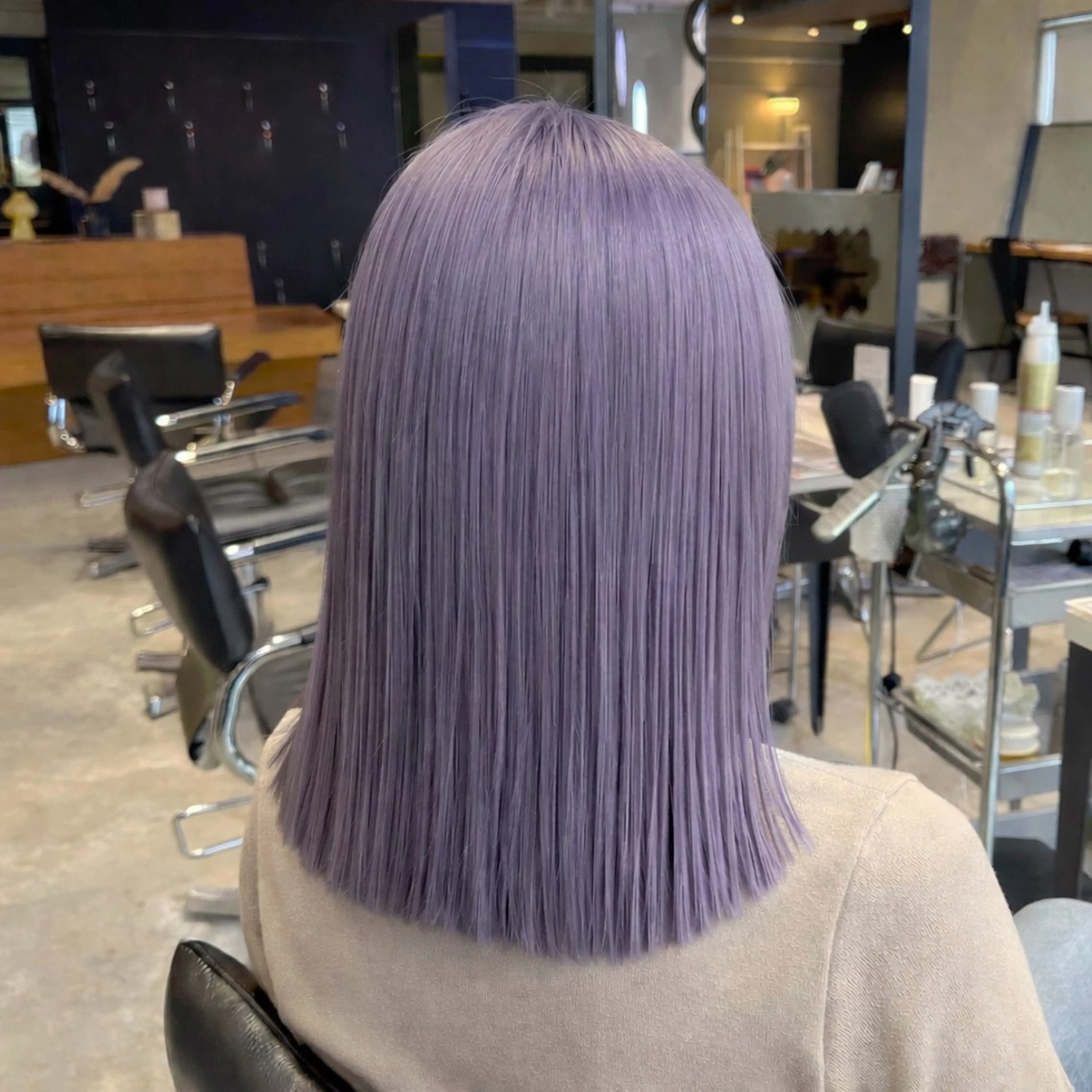 セミロング カラー カット ヘアカラー トリートメント 💫色落ちまで可愛い ブリーチ💫ユウゴのヘアスタイル