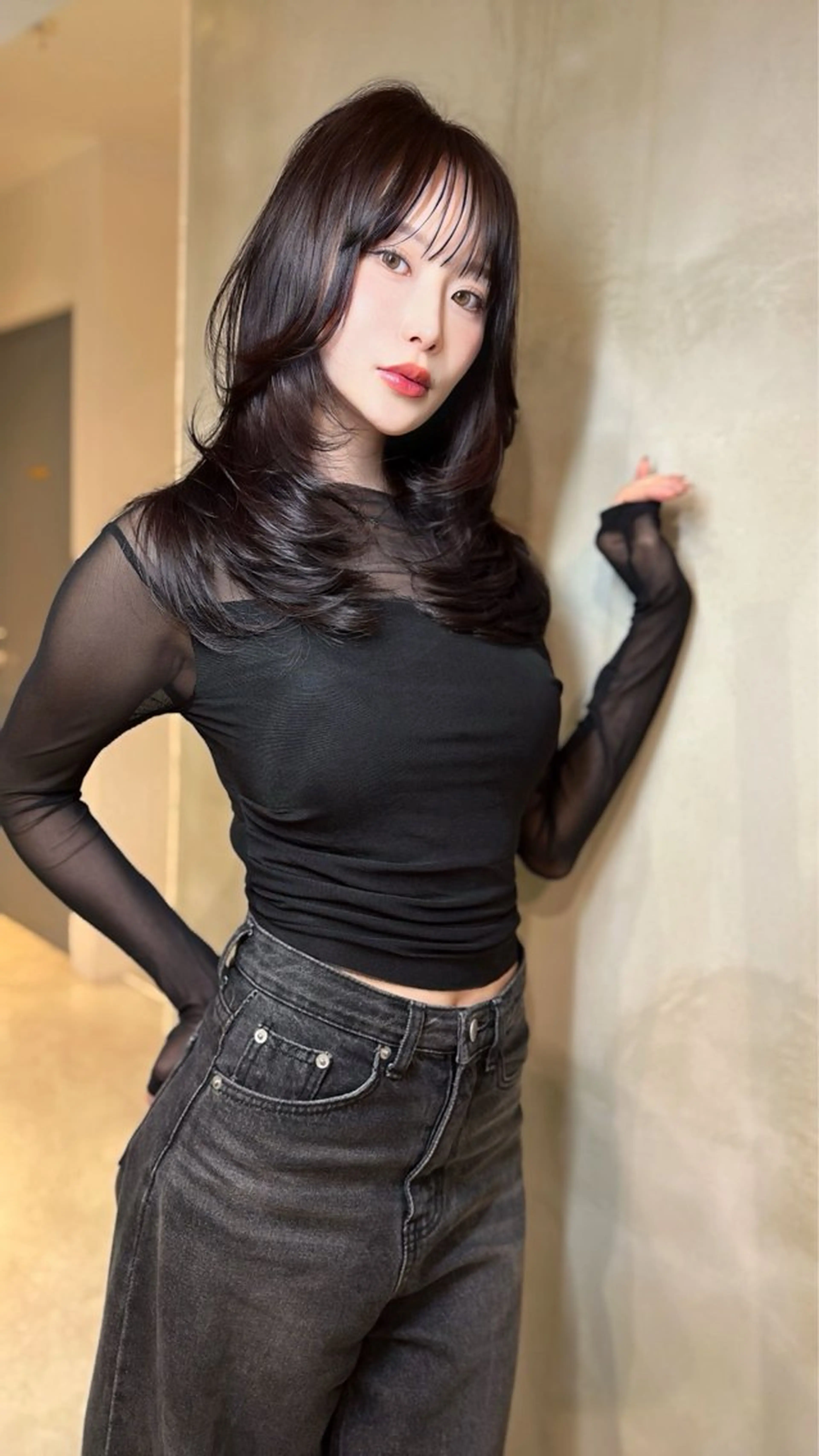 ロング 中韓🇨🇳🇰🇷 🤍TAKAHIROのヘアスタイル