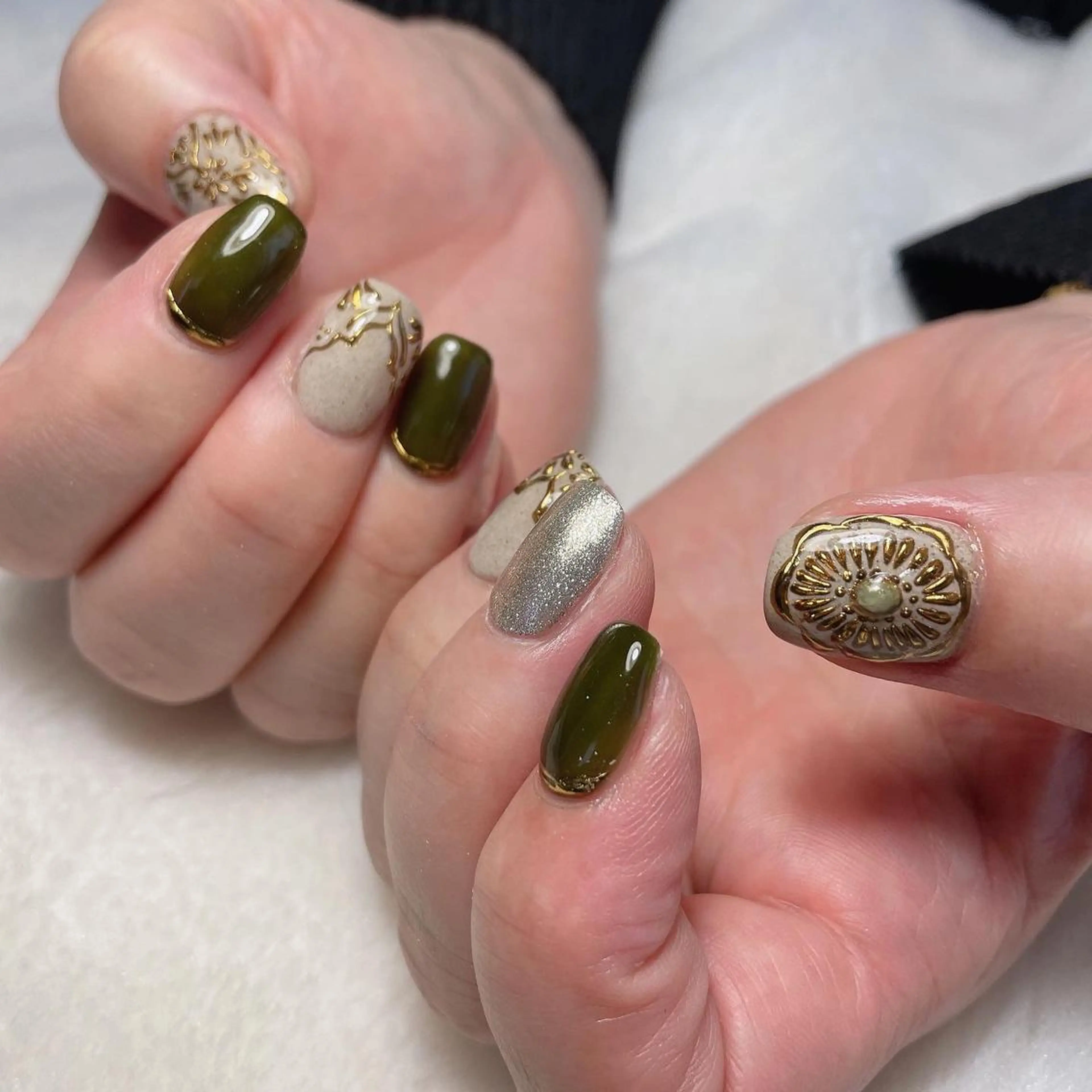 ネイル アートネイル ハンドネイル kipinail 川﨑えりかのネイルデザイン