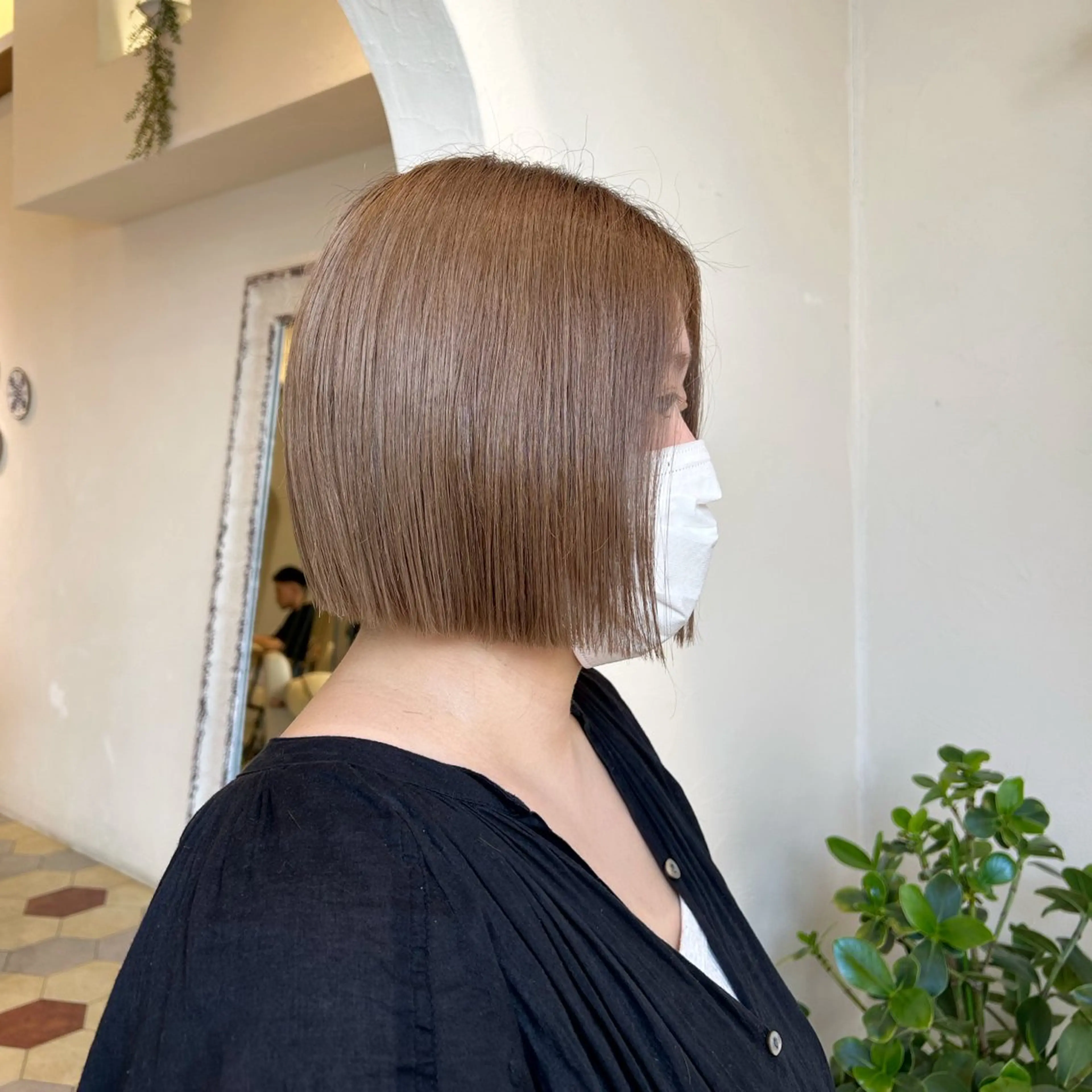 ショート 柳川沙羅 🌿透明感カラーのヘアスタイル