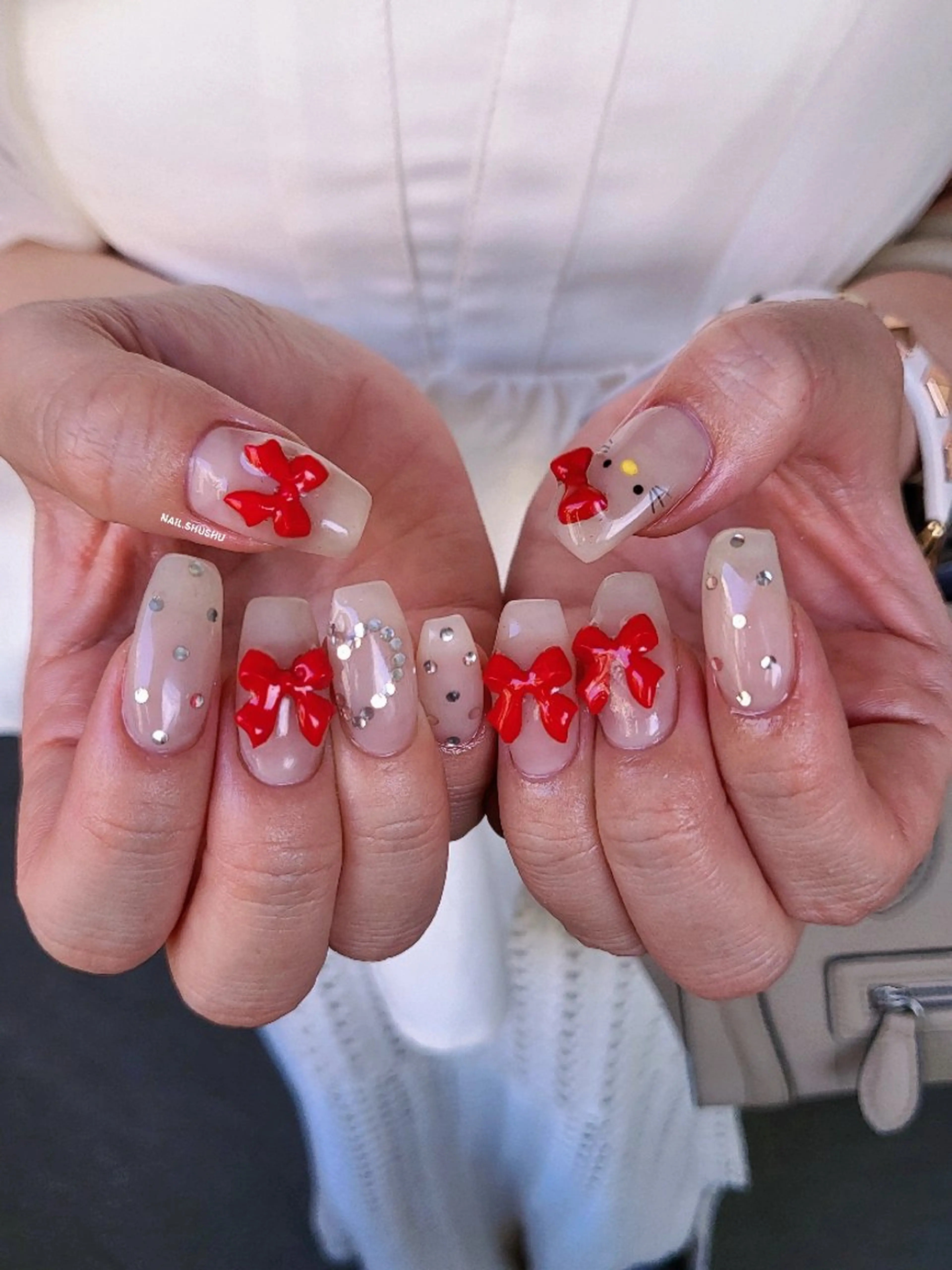 ネイル 3dパーツ/流行り 👧shushu❤️のネイルデザイン