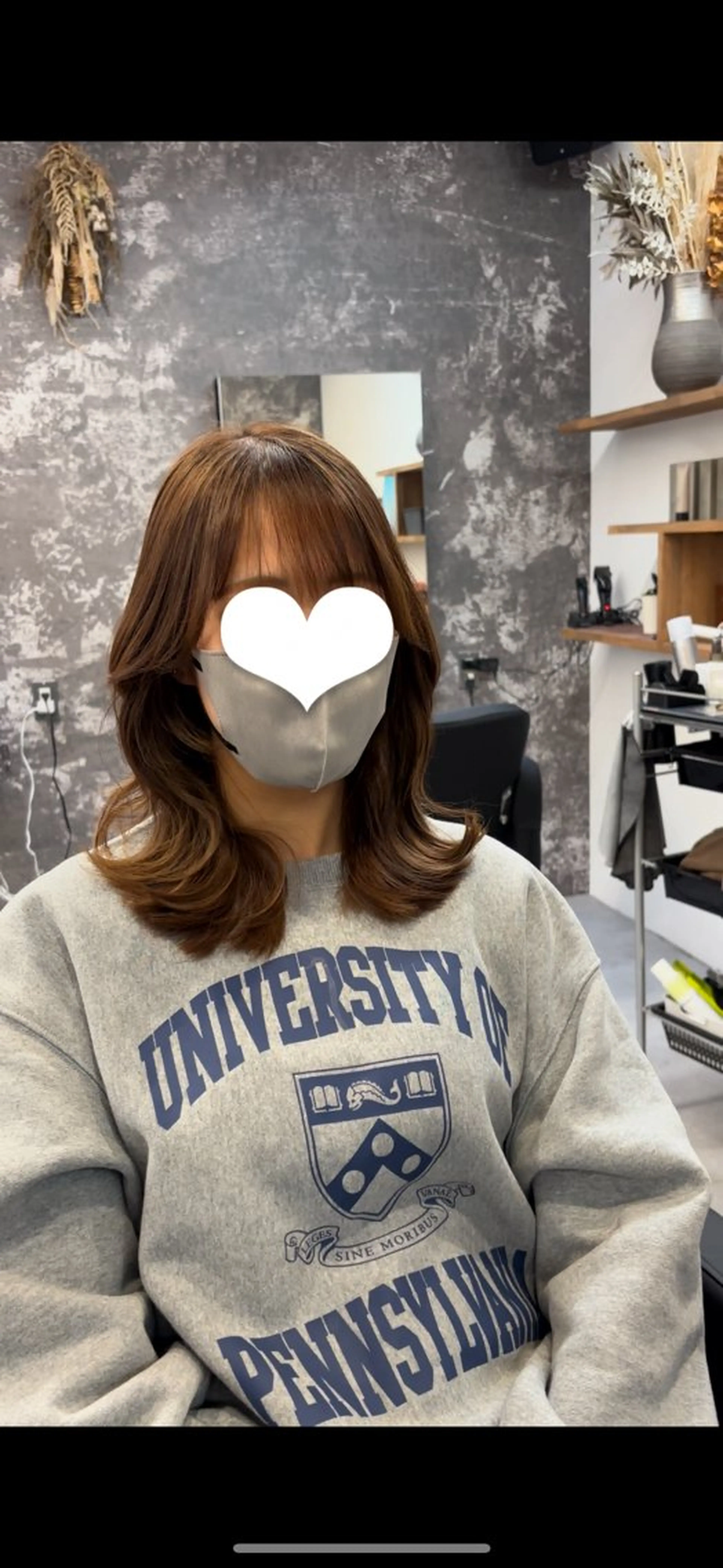 セミロング レイヤー/韓国ヘア /LILICAのヘアスタイル