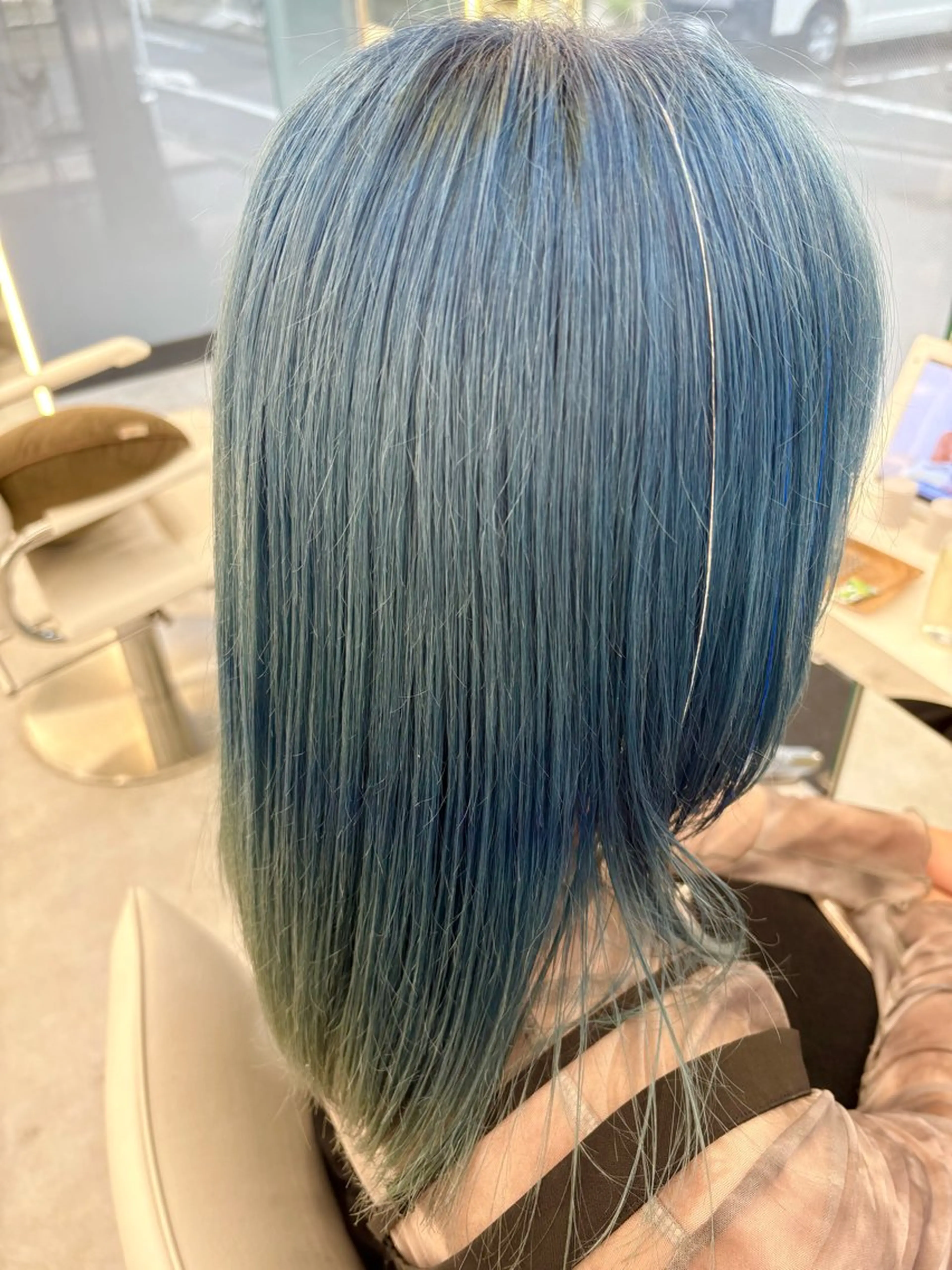 ロング カラー ヘアカラー トリートメント 韓国/ブリーチ/艶感 🇰🇷RYUKIのヘアスタイル