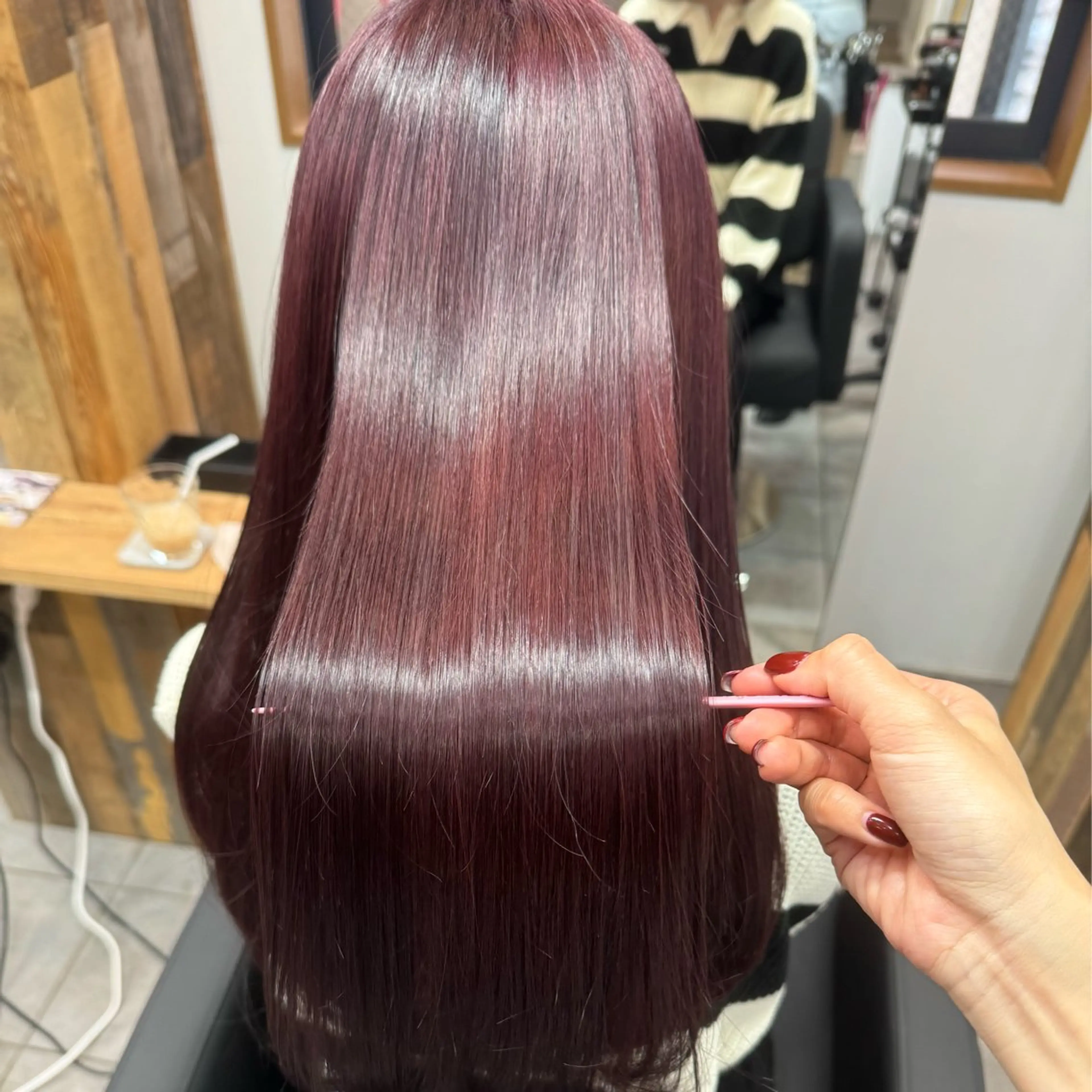 ロング カラー 髪質改善 トリートメント カット ヘアカラー トリートメント SHICUNE /ミホのヘアスタイル