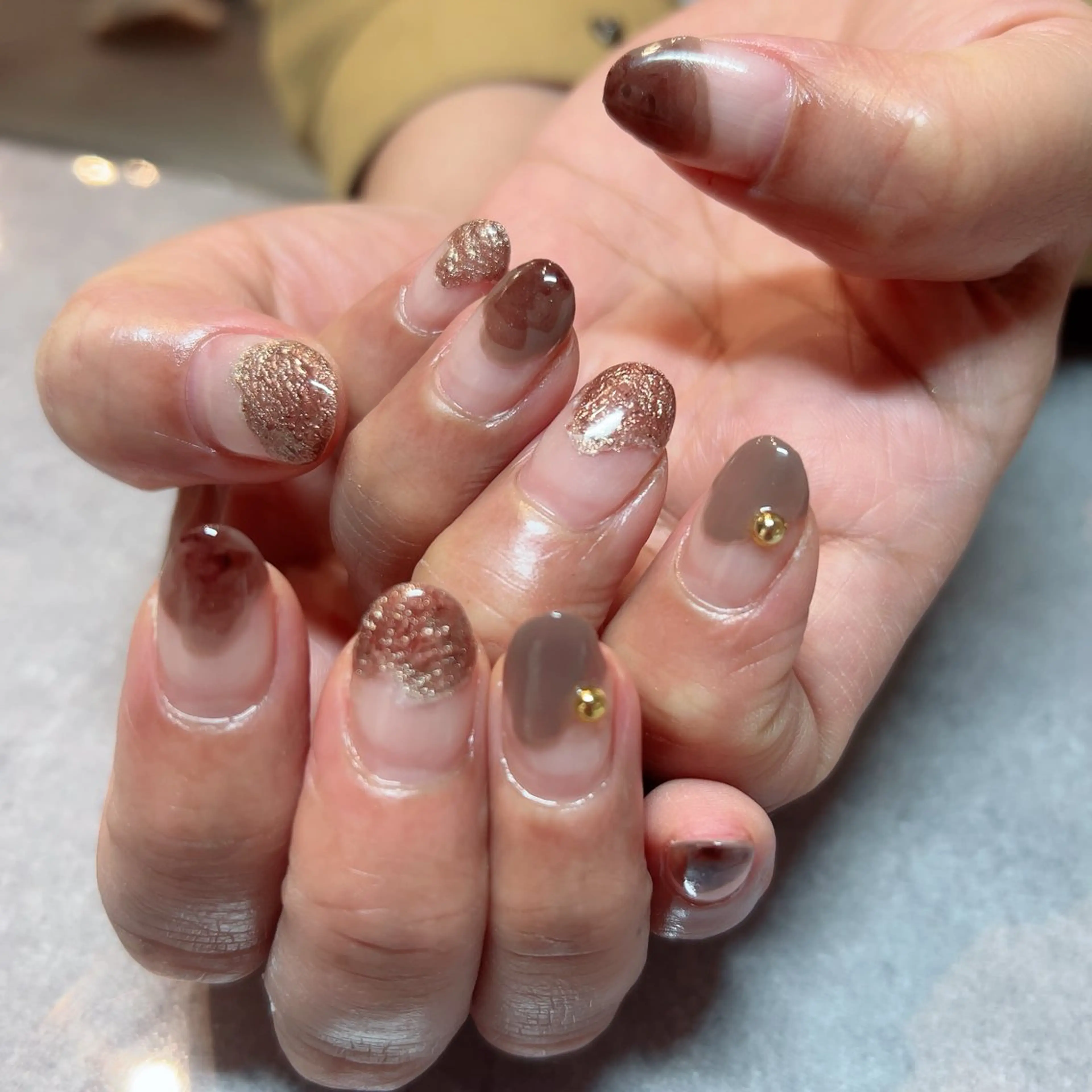 ネイル ニュアンスネイル S Konomiのネイルデザイン