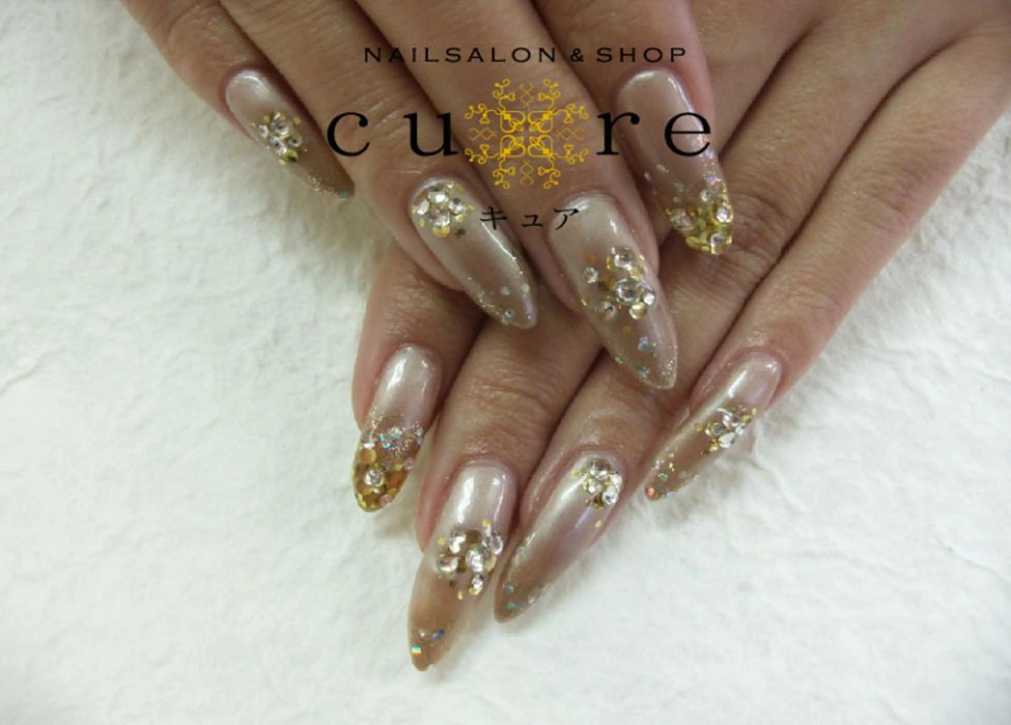 ロング ネイル ネイルサロン Cureのネイルデザイン