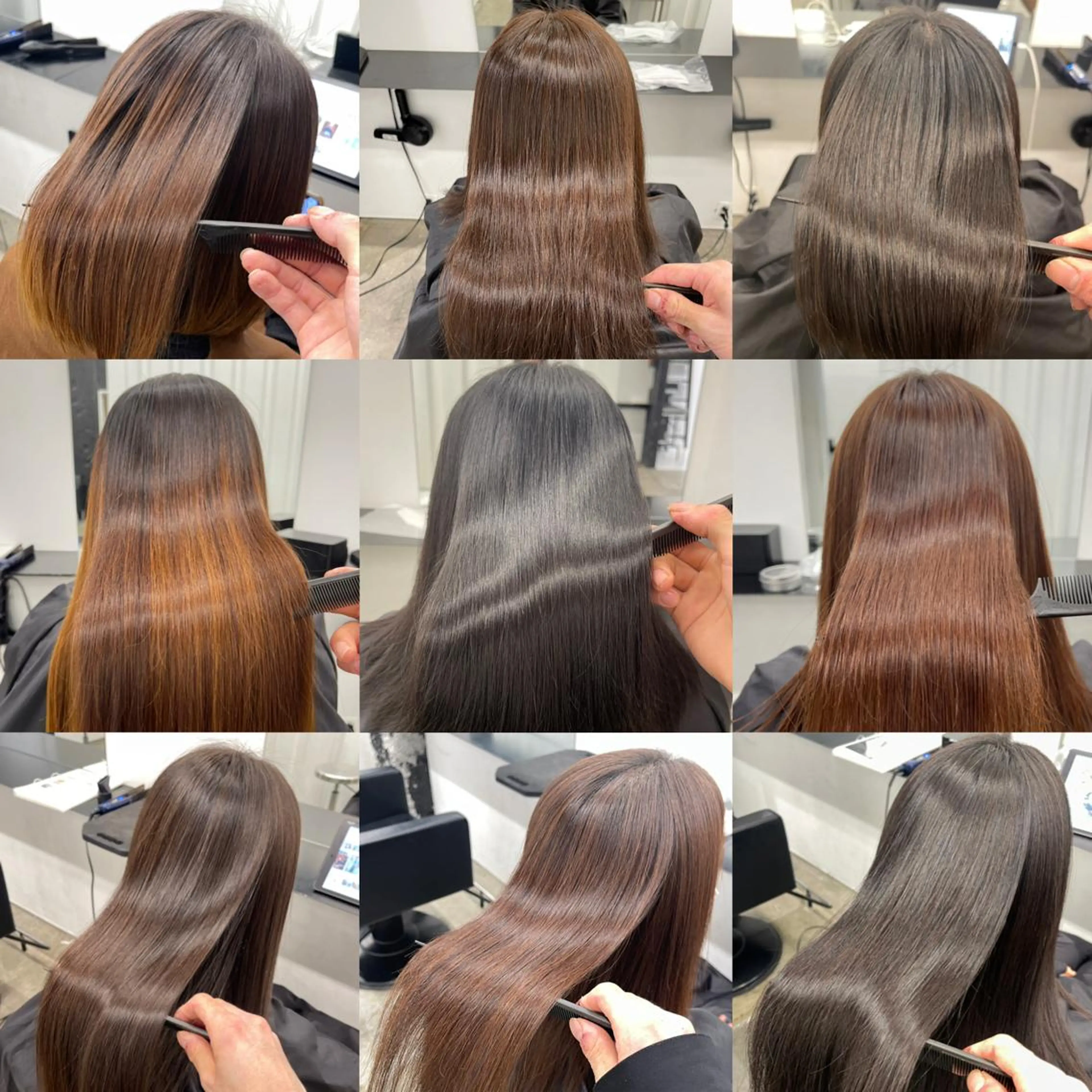 ロング カット 縮毛矯正 トリートメント TAKUMI .のヘアスタイル