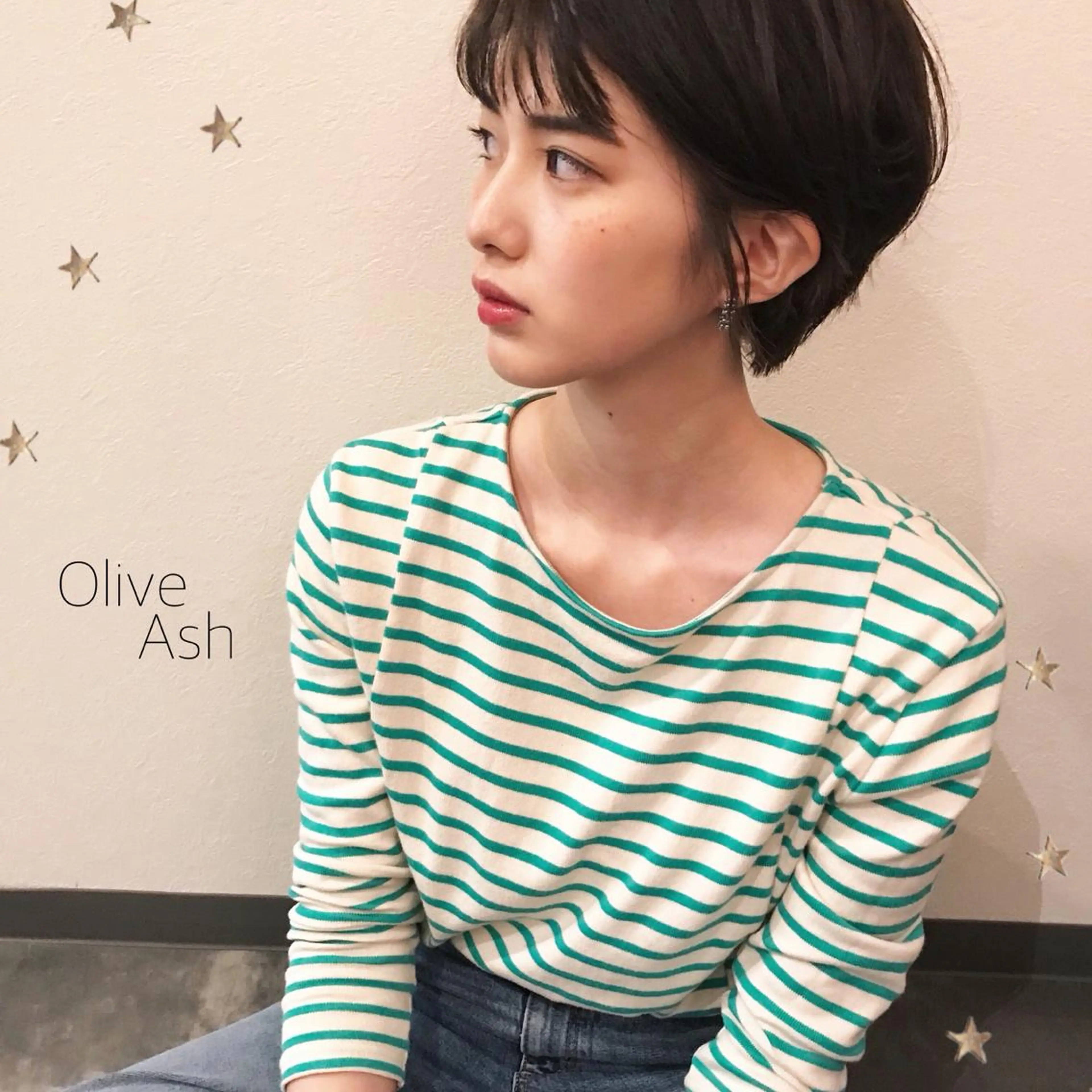 ショート カラー 市川 千夏のヘアスタイル