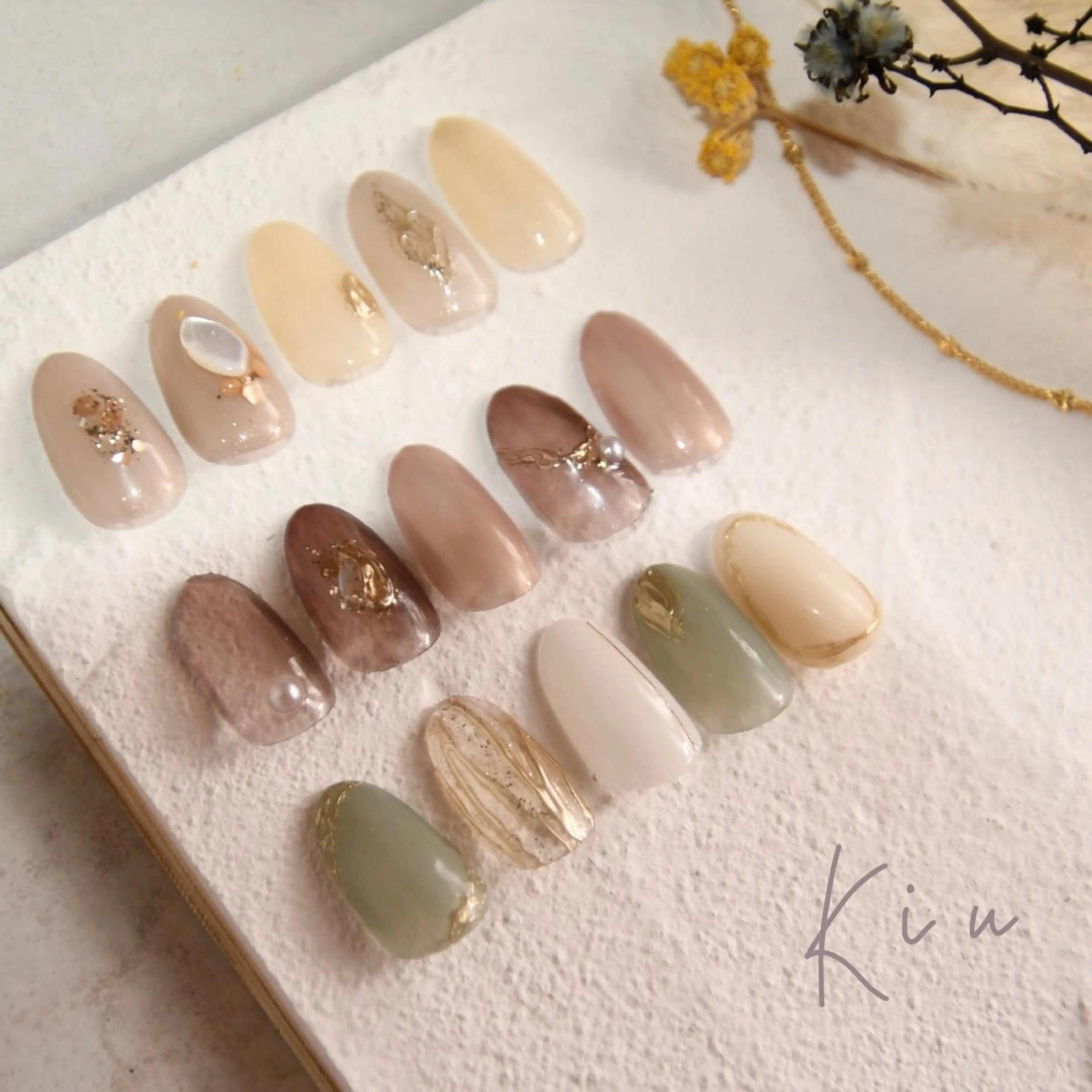 ネイル ニュアンスネイル kiu nailsalonのネイルデザイン