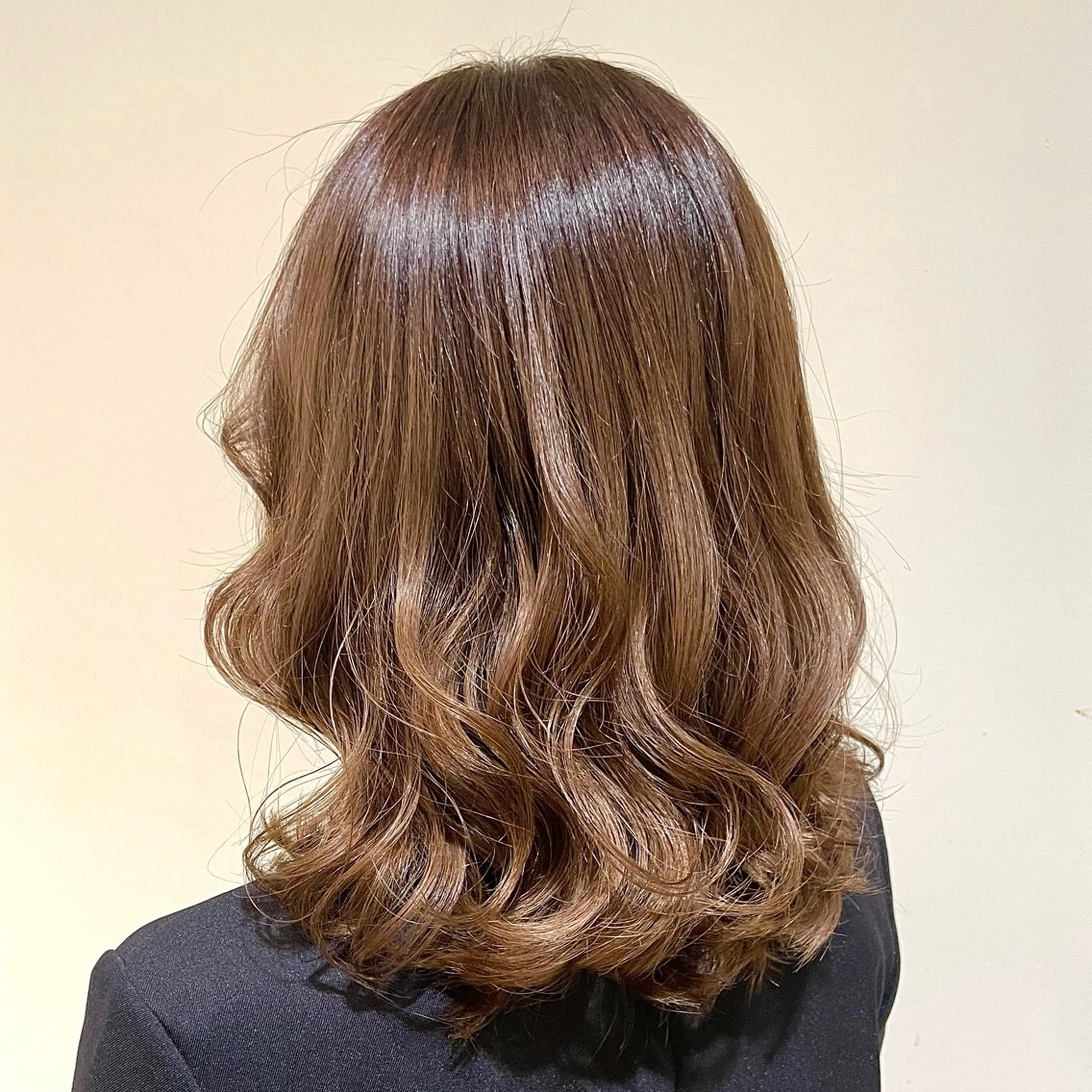 ミディアム パーマ ミディアムパーマ feliz🤍 RINAのマツエク・マツパデザイン