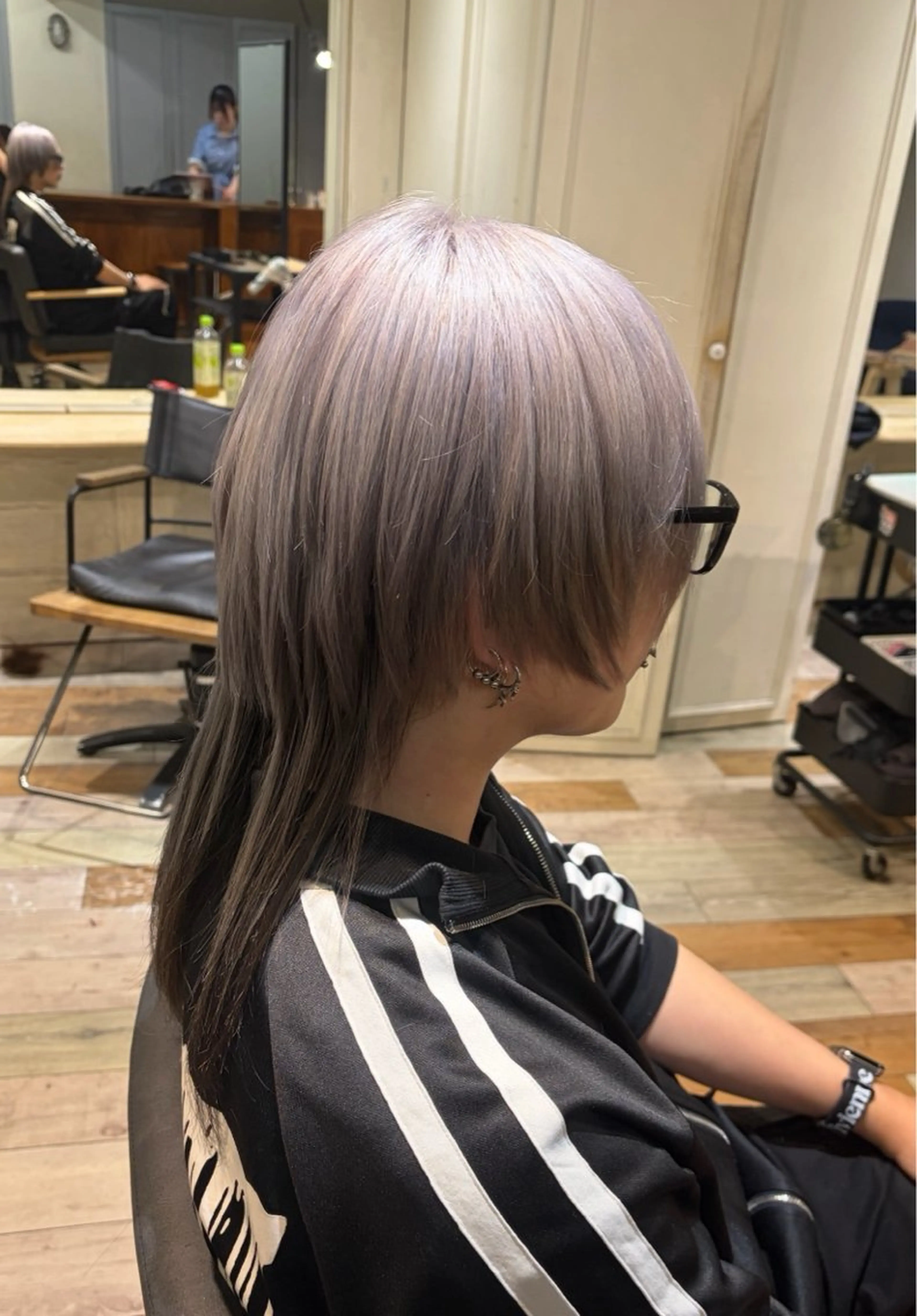 ロング カラー ウルフカット カット ヘアカラー 盛れるレイヤー× ウルフMari🪽のヘアスタイル