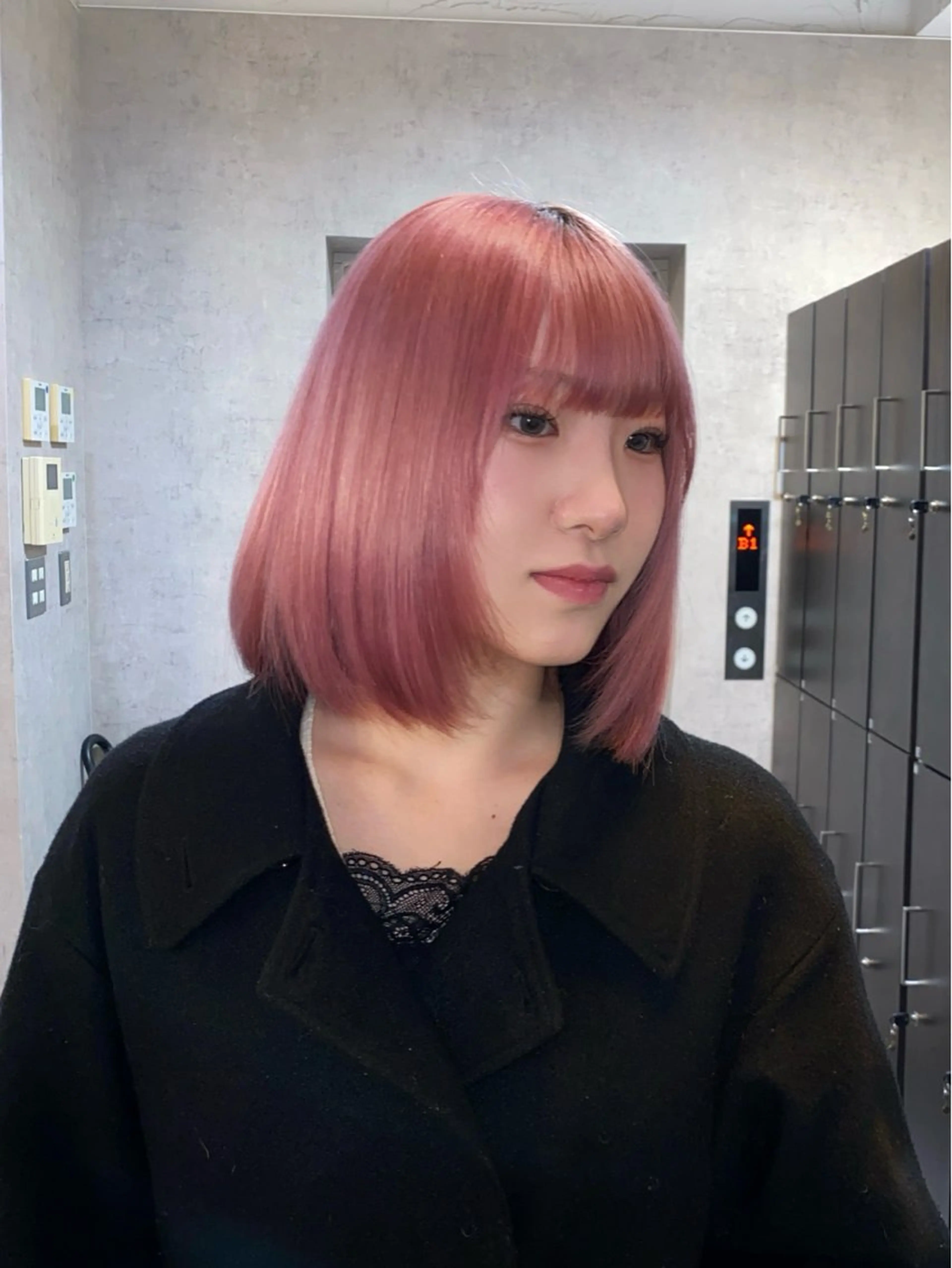 ミディアム カラー |原宿|ハイトーン| 揺のヘアスタイル