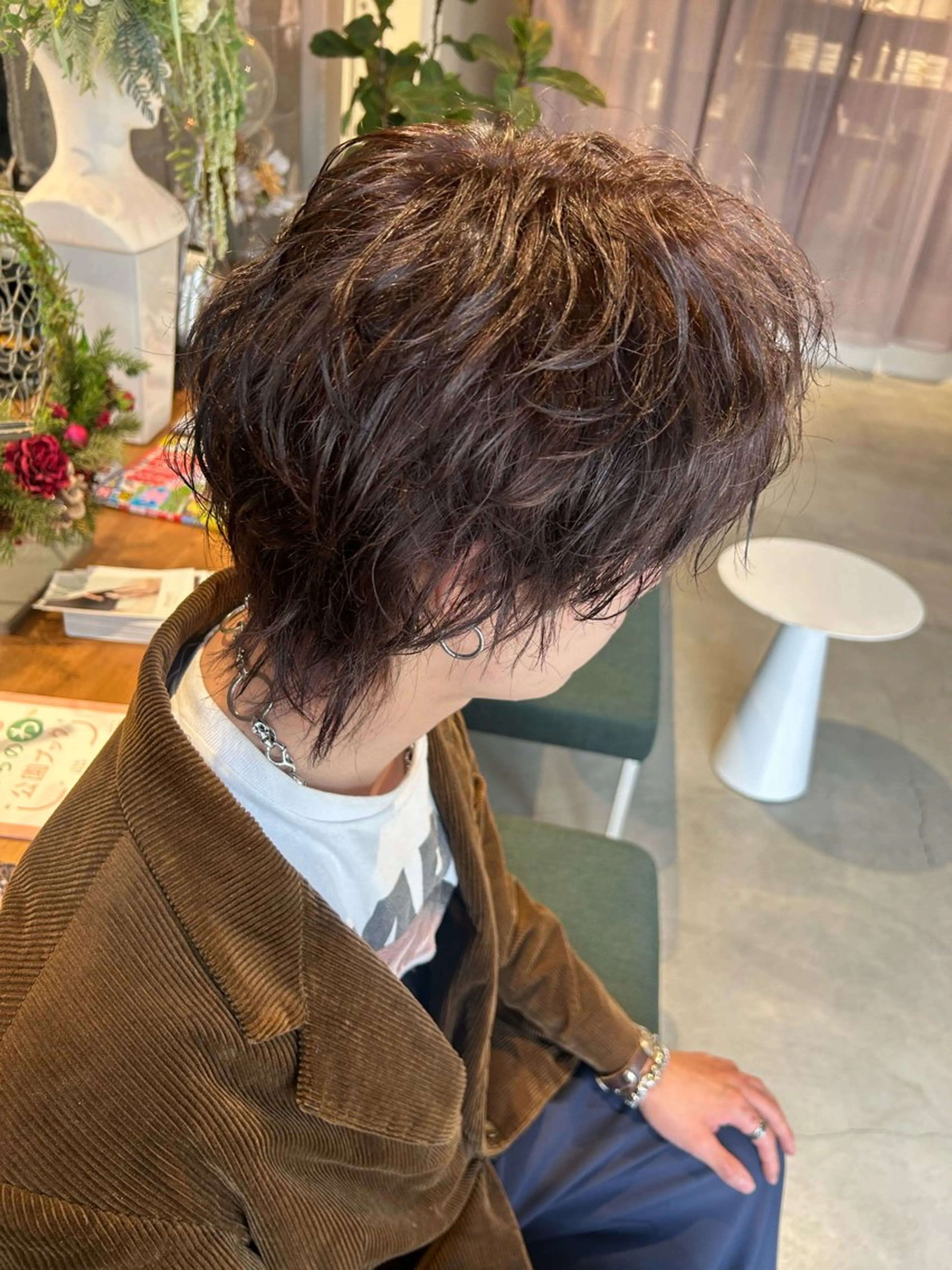 カラー 園田 朱理のヘアスタイル