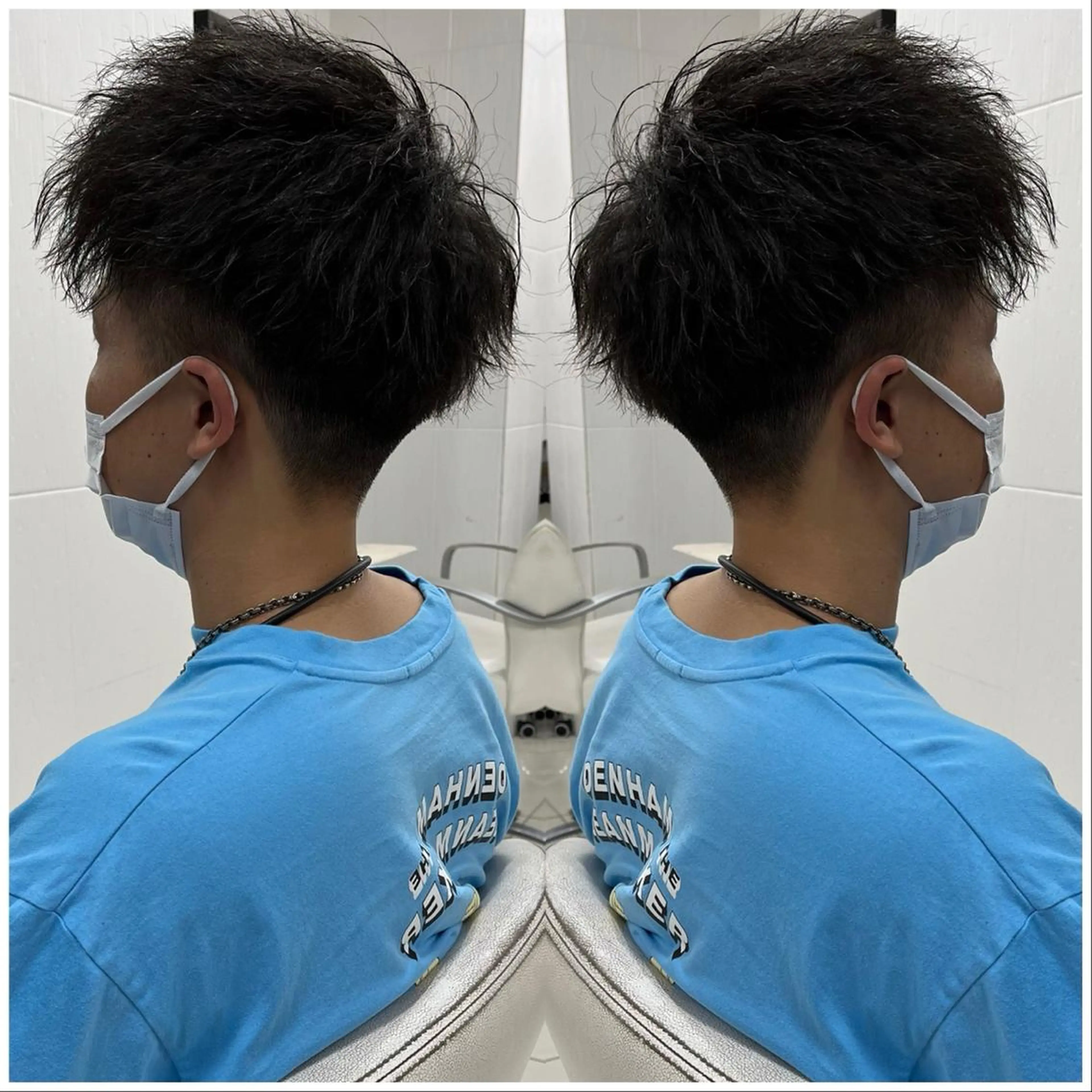 ショート パーマ メンズ メンズパーマ メンズツイストパーマ ツイストパーマ カット パーマ BOOTH share salon所属・ハタケヤマヨシキ ／BOOTHのヘアスタイル