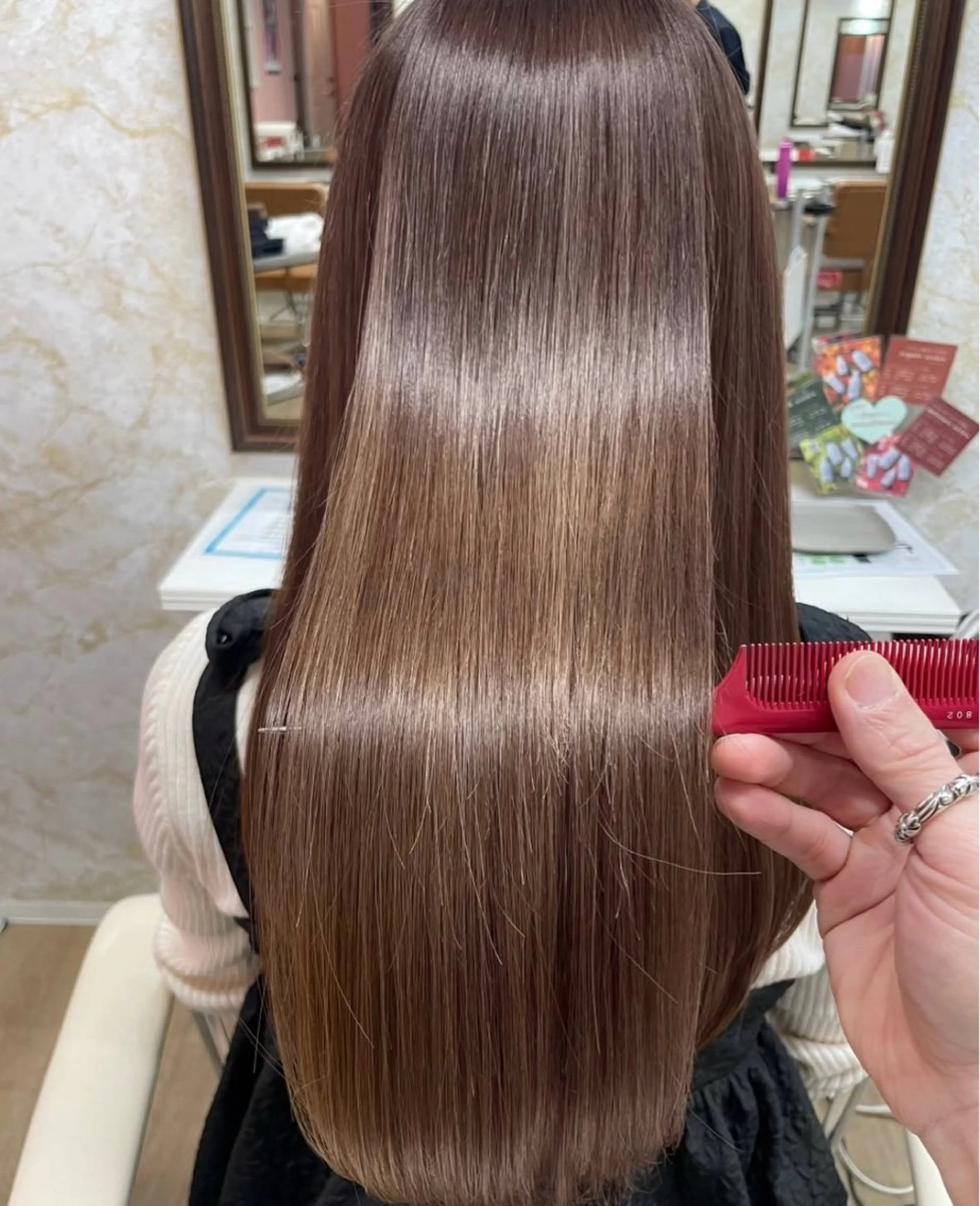 ロング 鎌田 美紗希のヘアスタイル