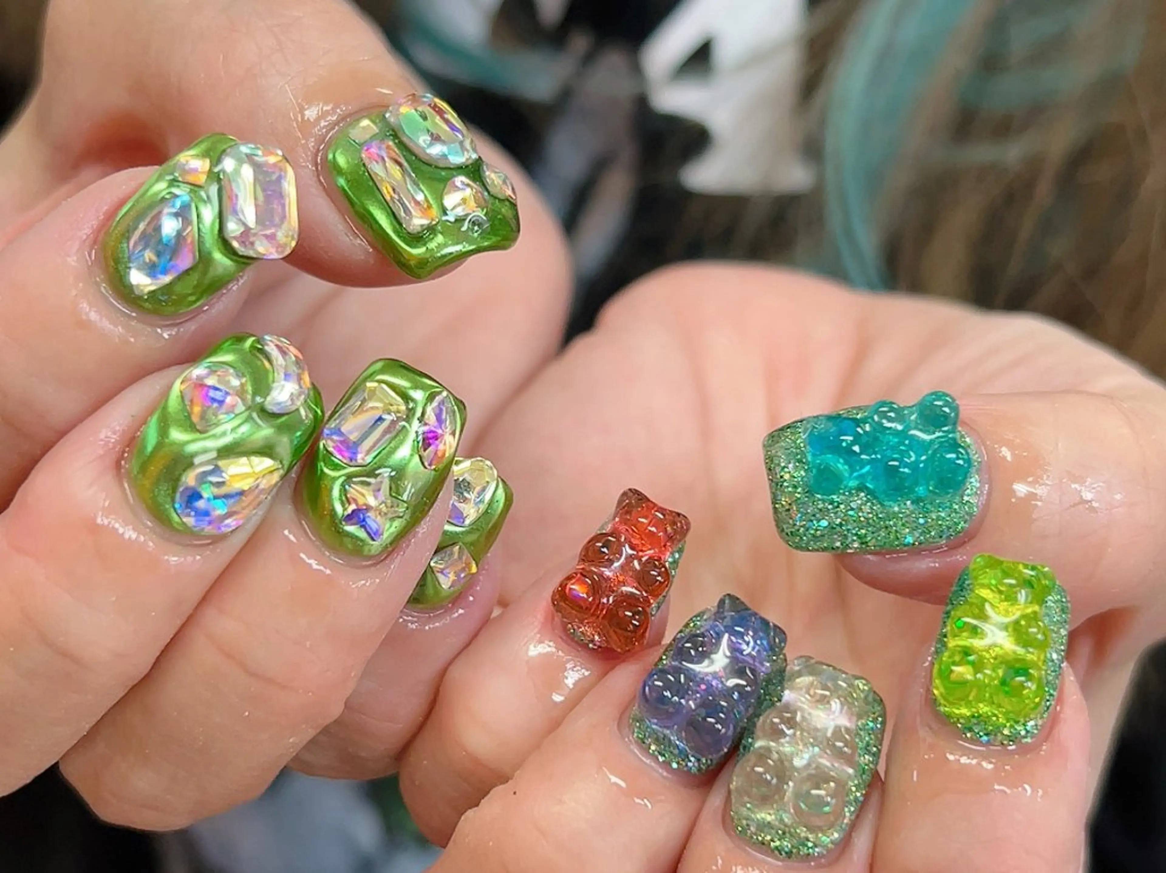 ネイル ハンドネイル アイアムアイ 大村磨衣のネイルデザイン