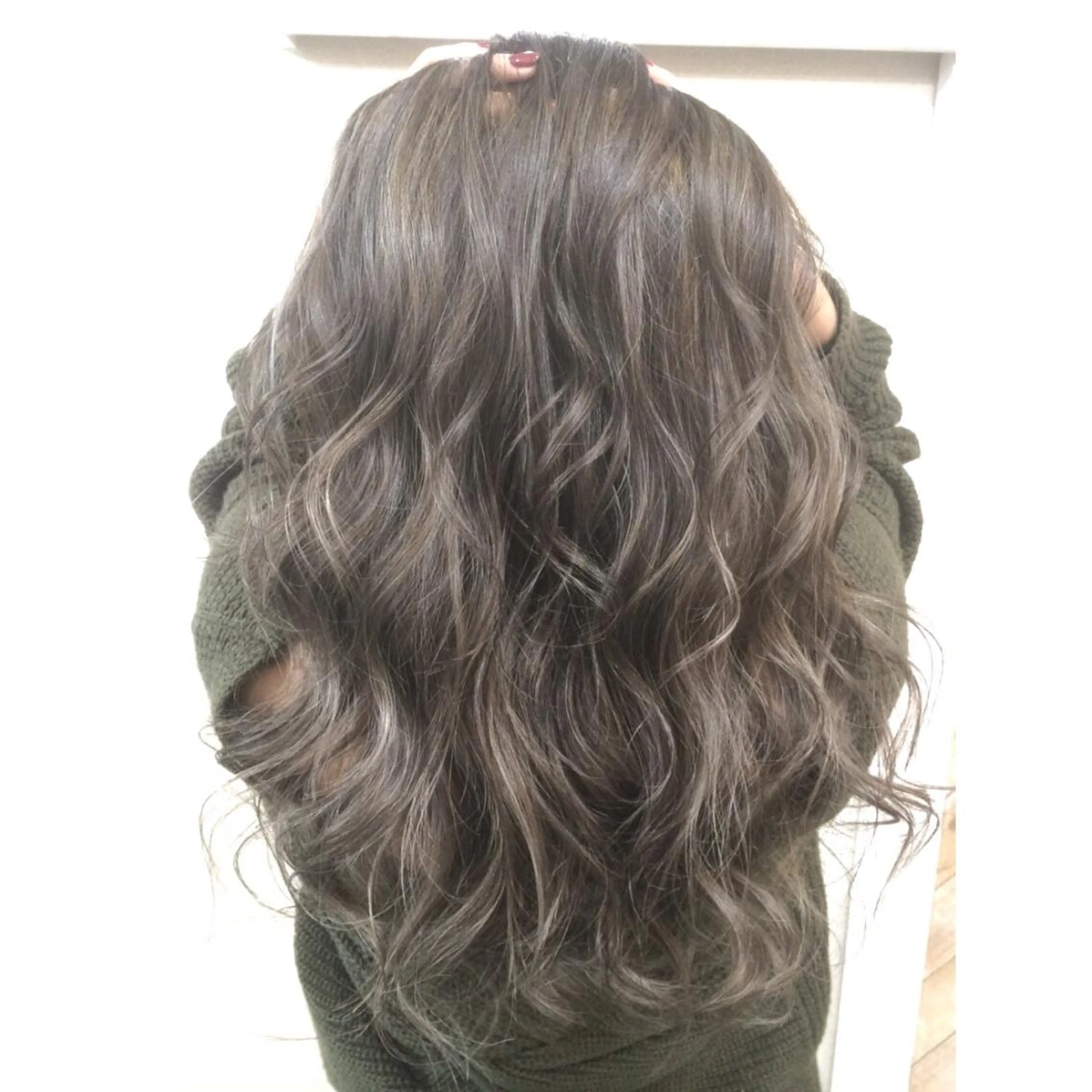 セミロング カラー ヘアカラー トリートメント 井上 一平のヘアスタイル