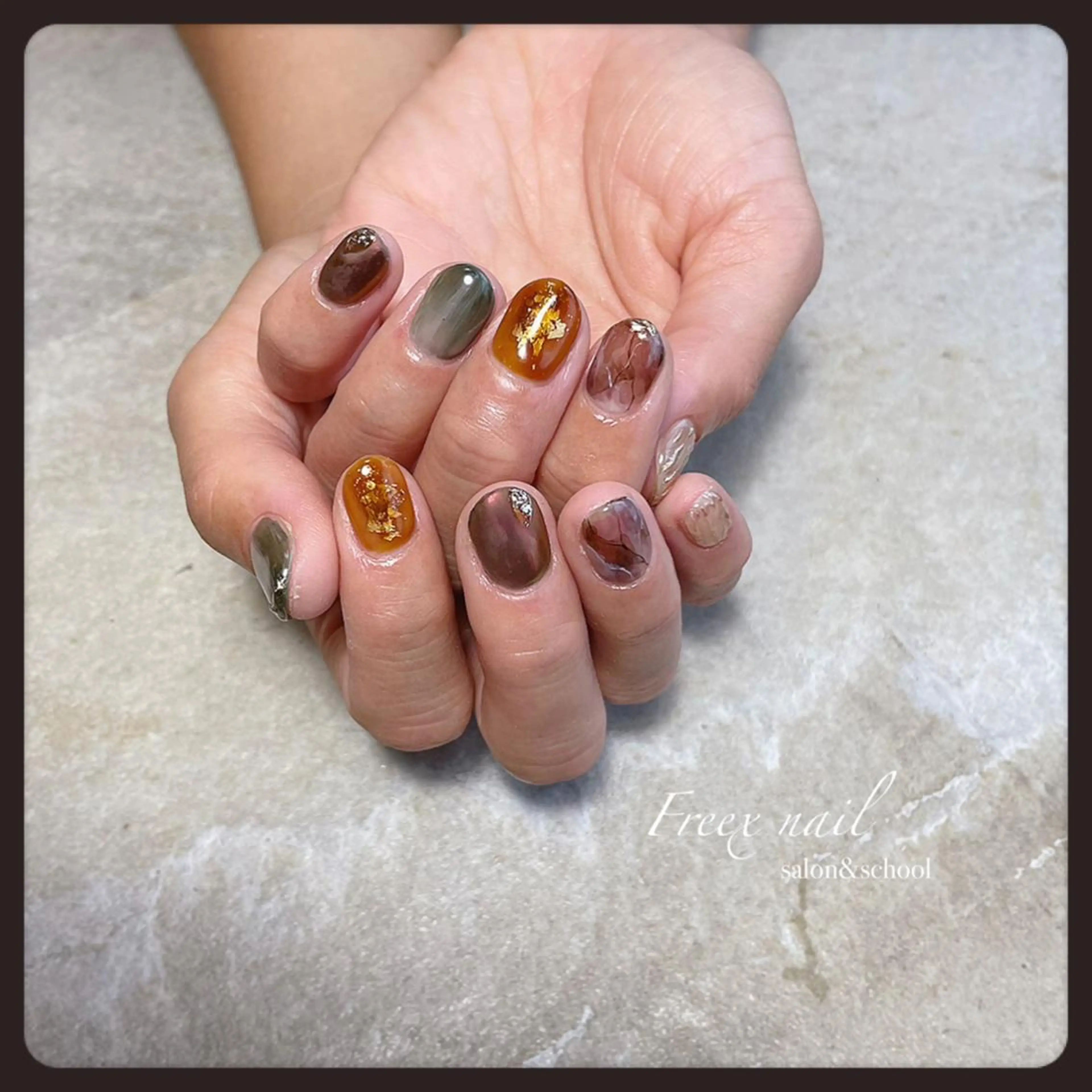 ネイル ニュアンスネイル ハンドネイル ハンドケア freex nail /ニュアンス/個性派のネイルデザイン