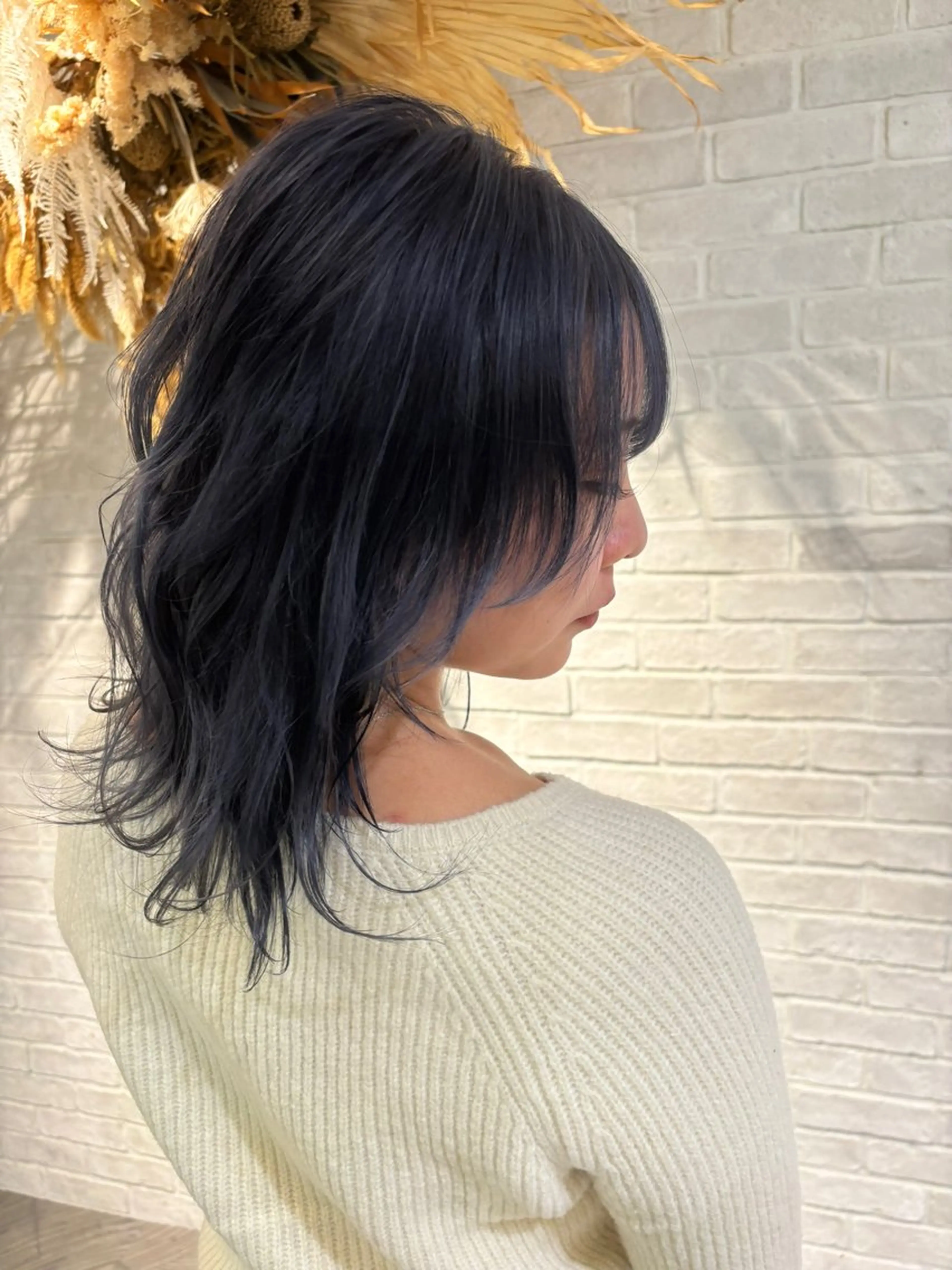 ミディアム カラー ヘアアレンジ ブリーチ 透明感カラー ボブ/レイヤー/丸み ショート/遠藤龍雅のヘアスタイル
