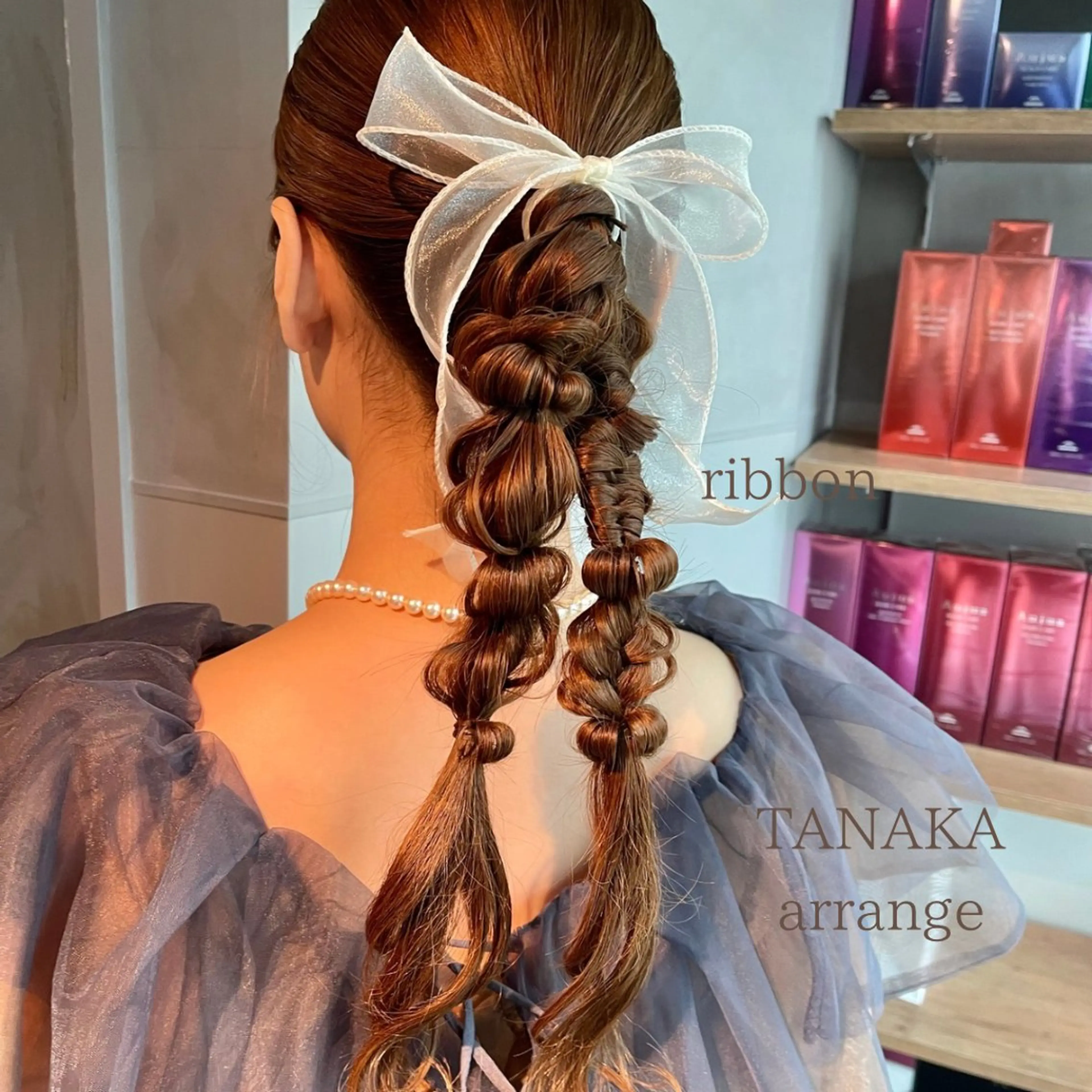 ヘアアレンジ 結婚式・ブライダル 卒業式のヘアスタイル ヘアセット charm《銀座》 ヘアセット/縮毛矯正のヘアスタイル