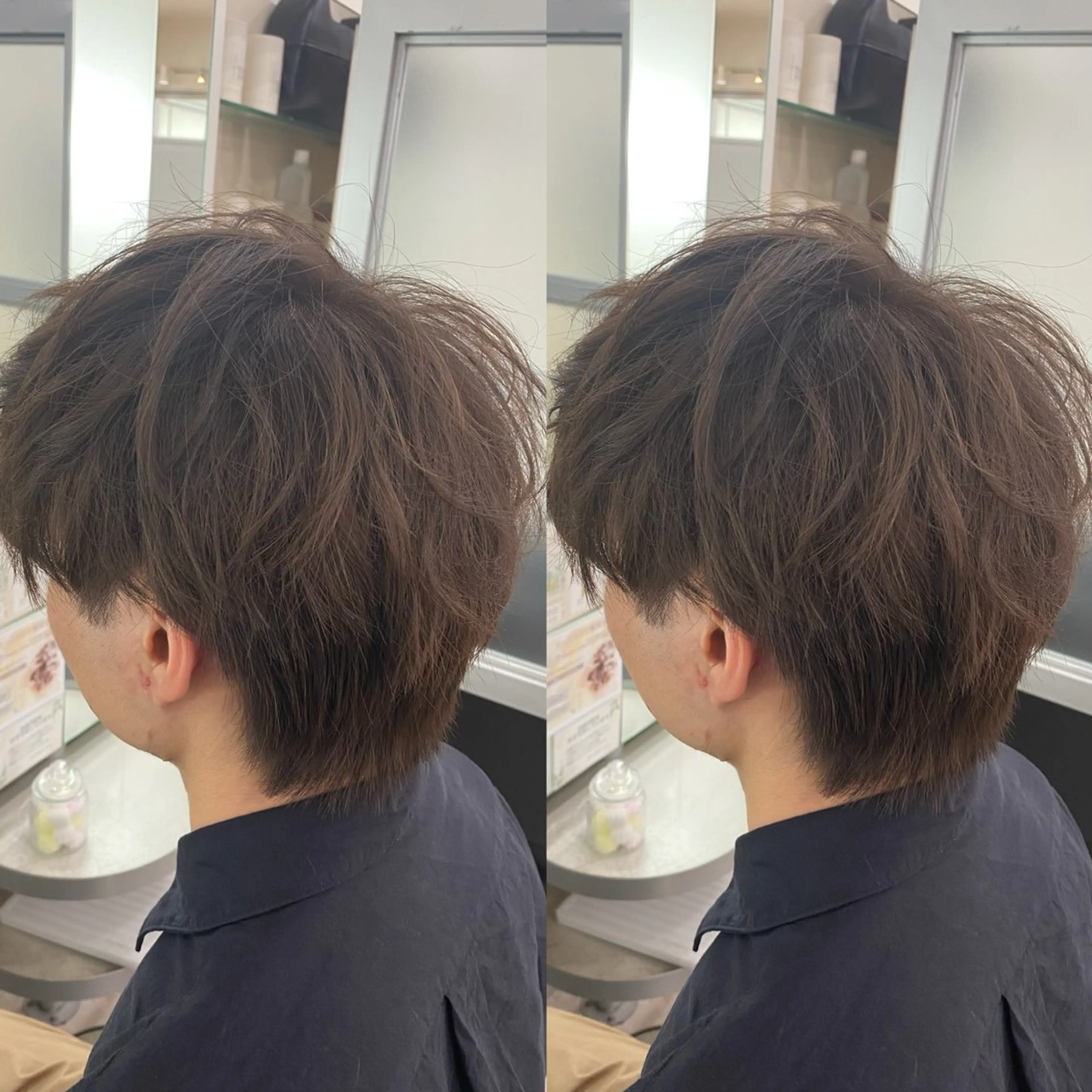 【ご新規限定🔥】メンズカット＋カラー🌏＋クイックトリートメント＋⚡️アイロンスタイリング⚡️ ¥7400の写真