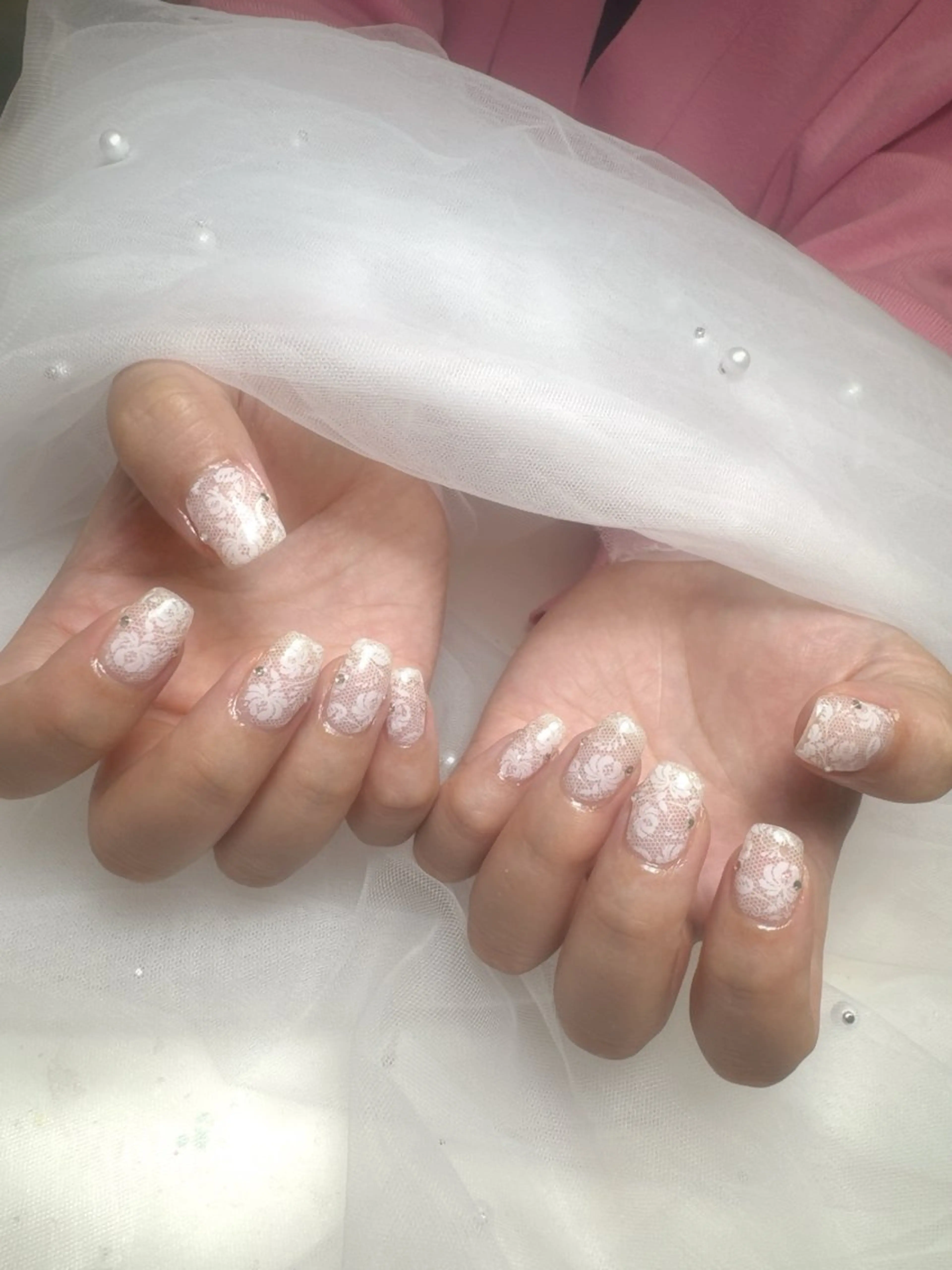 ネイル チークネイル ジェルネイル キラキラネイル 韓国ネイル 持ち込み ハンドネイル Queeens nailのネイルデザイン