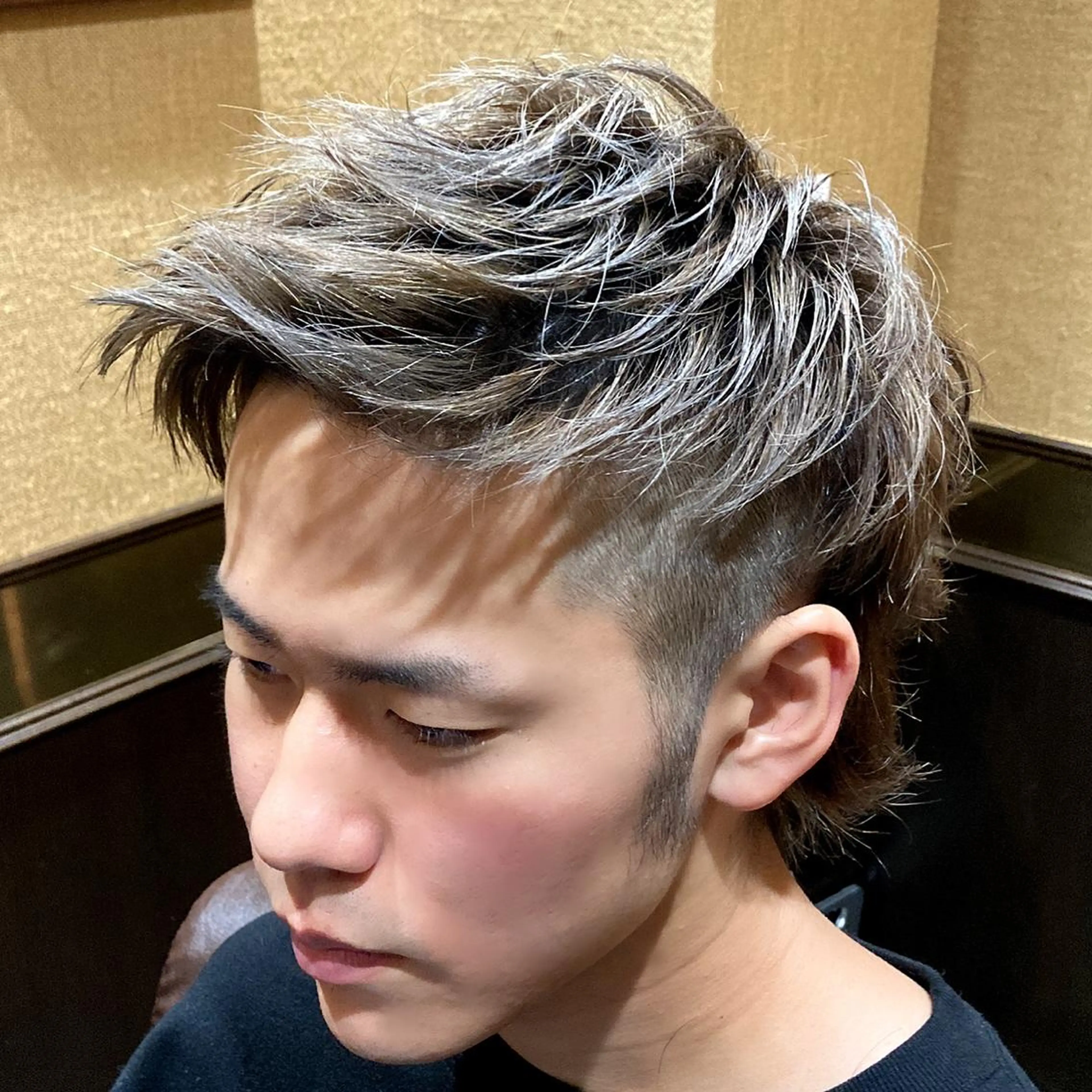 ショート パーマ メンズ 店長💈山田竜太 BARBERのヘアスタイル