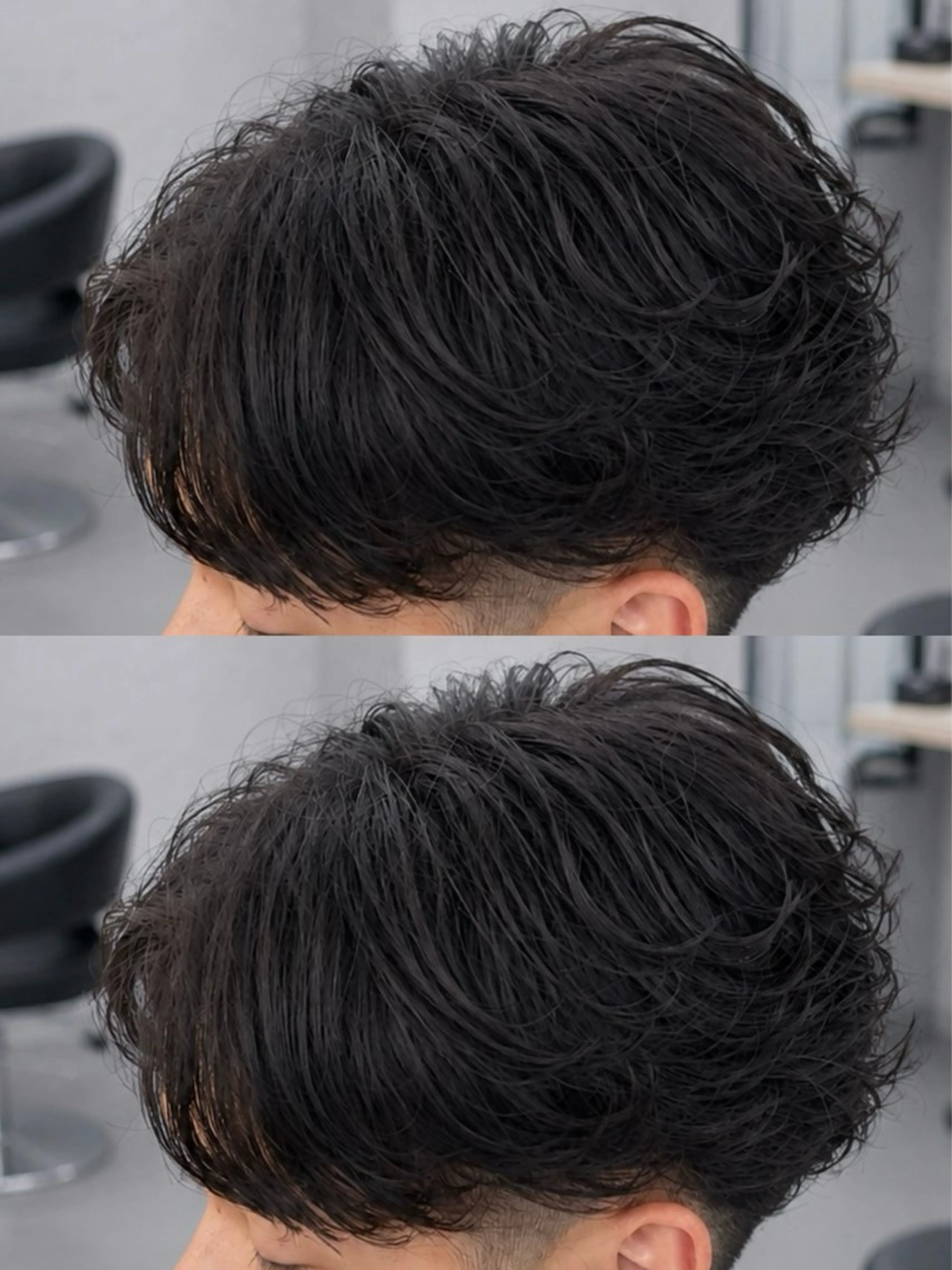 ミディアム パーマ ヘアアレンジ メンズ ミディアムパーマ フェザーパーマ メンズパーマ シャドーパーマ ニュアンスパーマ カット パーマ トリートメント ヘッドスパ ヘアセット 🔥ニュアンス フェザー小林海斗🔥のヘアスタイル